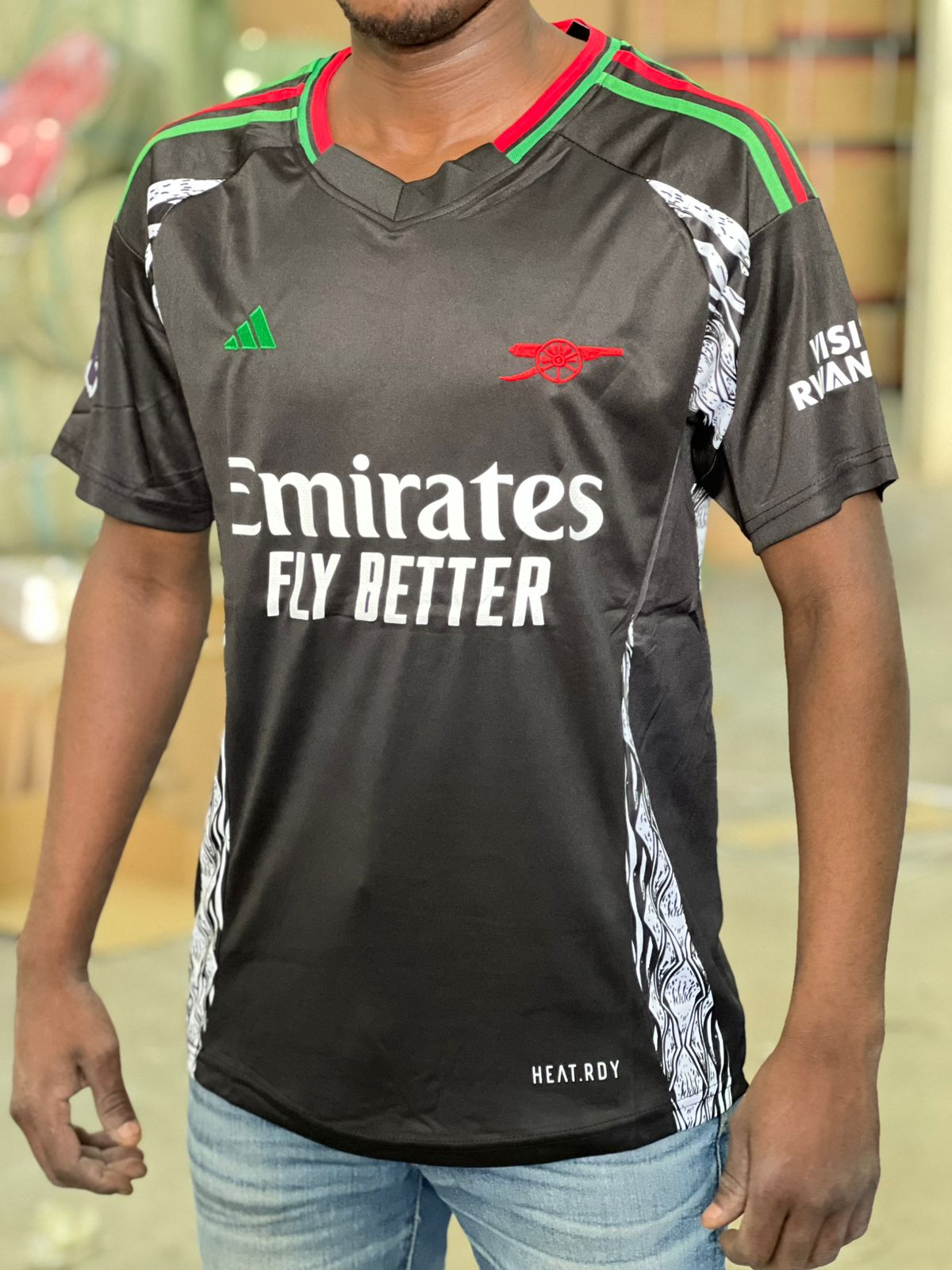 Official Arsenal Away Jersey 2023 - Authentic Fan Version Soccer Jersey for Men & Women - Perfect for Matchdays, Training, and Casual Wear