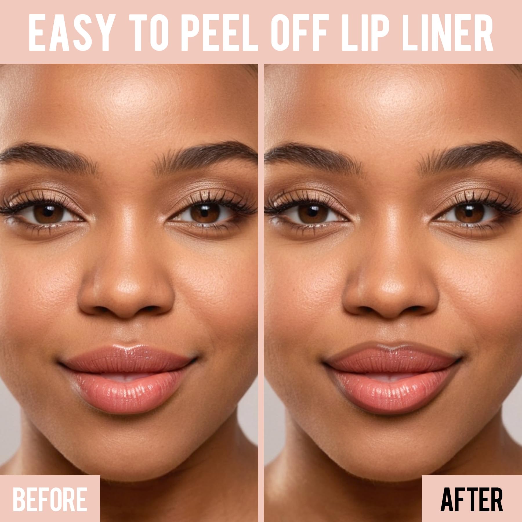 iMethod Long Lasting Lip Stain & Lip Liner - Waterproof, Transfer-Proof, Highly Pigmented Peel Off Lip Tint (Coffee) for All-Day Wear | Perfect for Daily Makeup, Parties, and Special Occasions