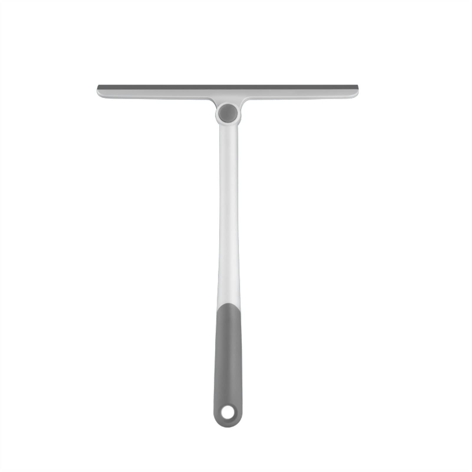 Multi-Functional Silicone Floor Scrub Brush & Window Cleaner - Kitchen, Bathroom Cleaning Tool with Ergonomic Handle for Tile, Glass & Hard Surfaces (Grey) - Perfect for Home, Office & Commercial Use