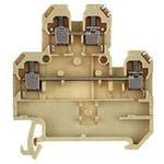4-Position Screw Type Thermocouple Terminal Block - Panel Mount for Industrial Temperature Control - Ideal for HVAC, Automation & Electrical Panel Wiring