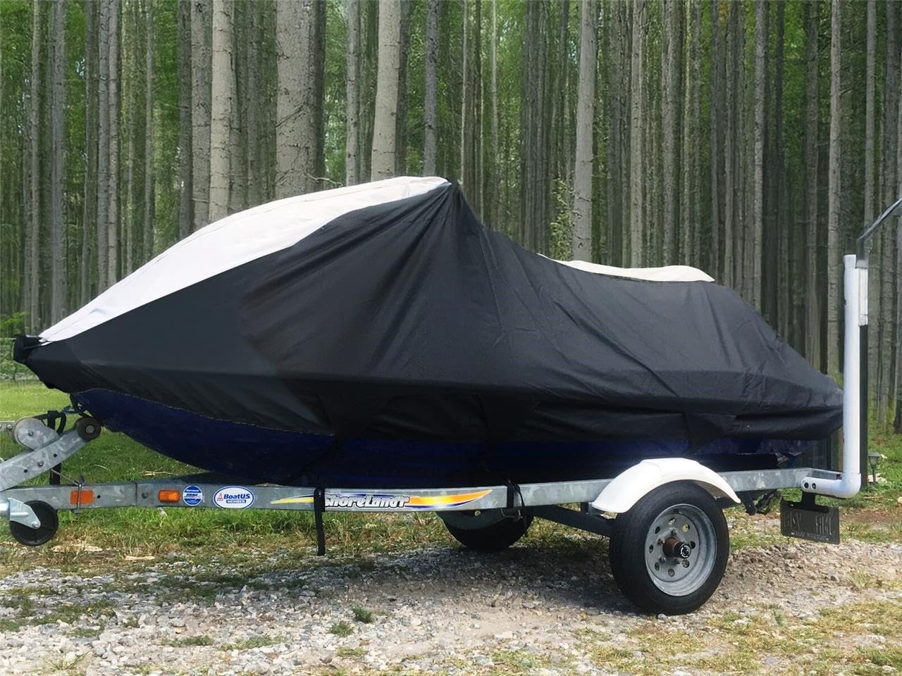 SBU Jet Ski Cover for Polaris MSX 110 (2003-2004) | Waterproof Personal Watercraft PWC Protection | Perfect for Storage & Outdoor Use