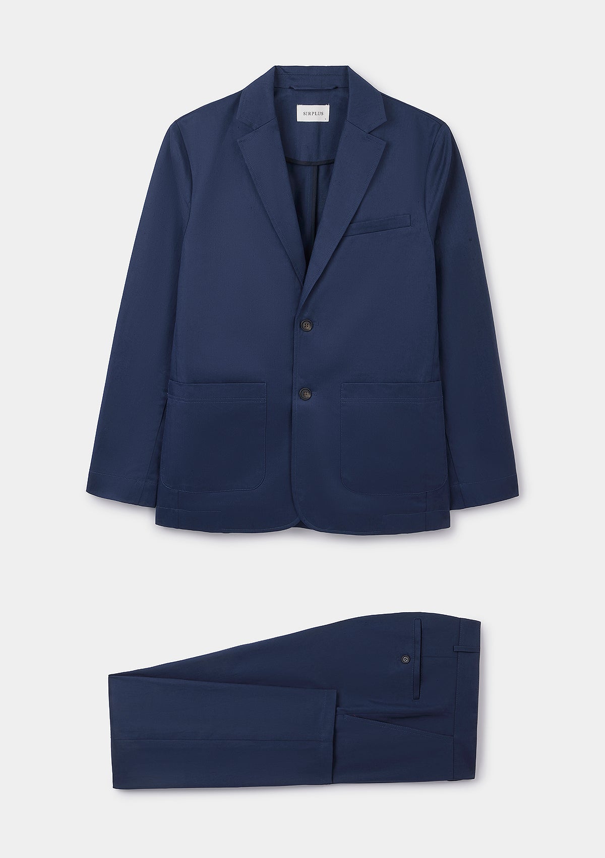 Premium Blueberry Cotton Linen Suit for Men - Breathable & Comfortable Summer Business Casual Wear - Perfect for Office, Weddings & Outdoor Events
