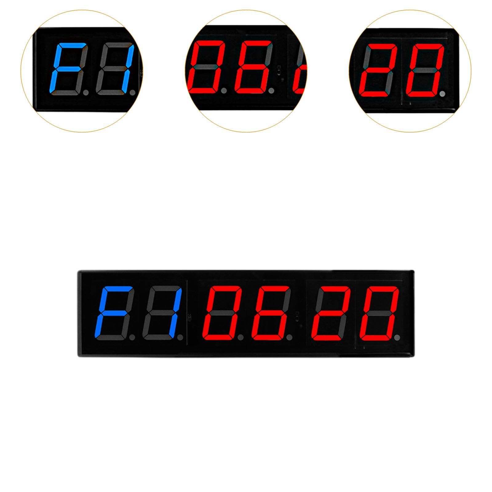 Rockible Digital Gym Timer - Countdown & Interval Timer for Home Workouts, HIIT, Boxing, Yoga, and Fitness Training
