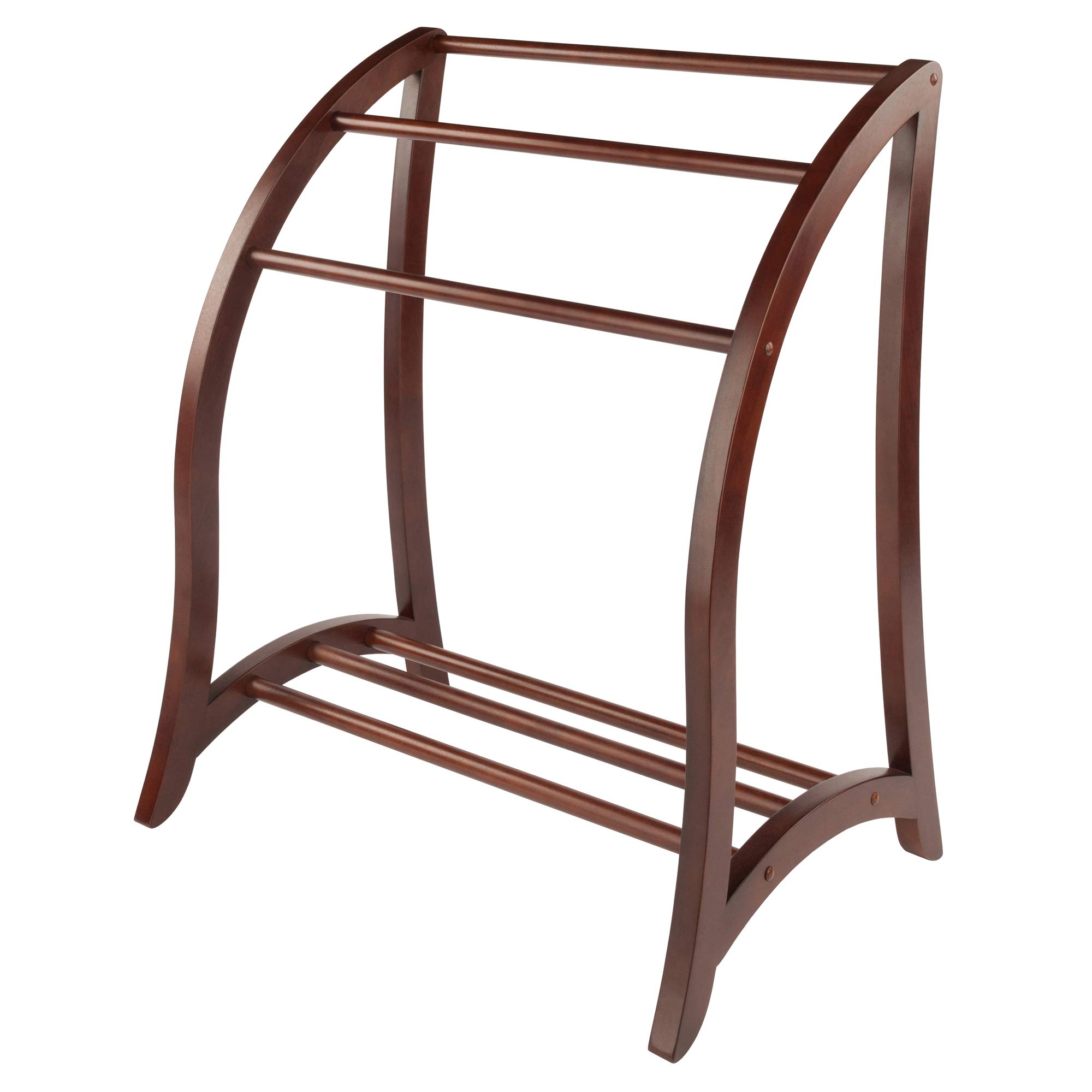 Winsome Wood Eleanor & Betsy Storage Organizer, Walnut & Antique Walnut, Perfect for Home Office, Living Room, and Bedroom Organization