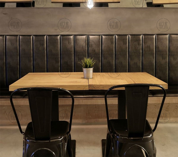 Nordic Scandinavian Iron Dining Chair - Modern Industrial Style Metal Chair for Kitchen, Dining Room, Cafe & Restaurant Decor