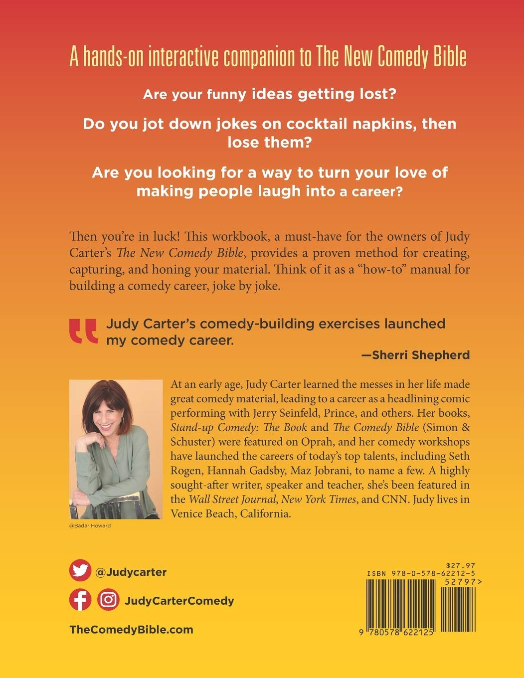 The New Comedy Bible Workbook - Interactive Companion for Stand-Up Comedy & Improv | Perfect for Comedy Writing, Acting Classes, and Performance Practice