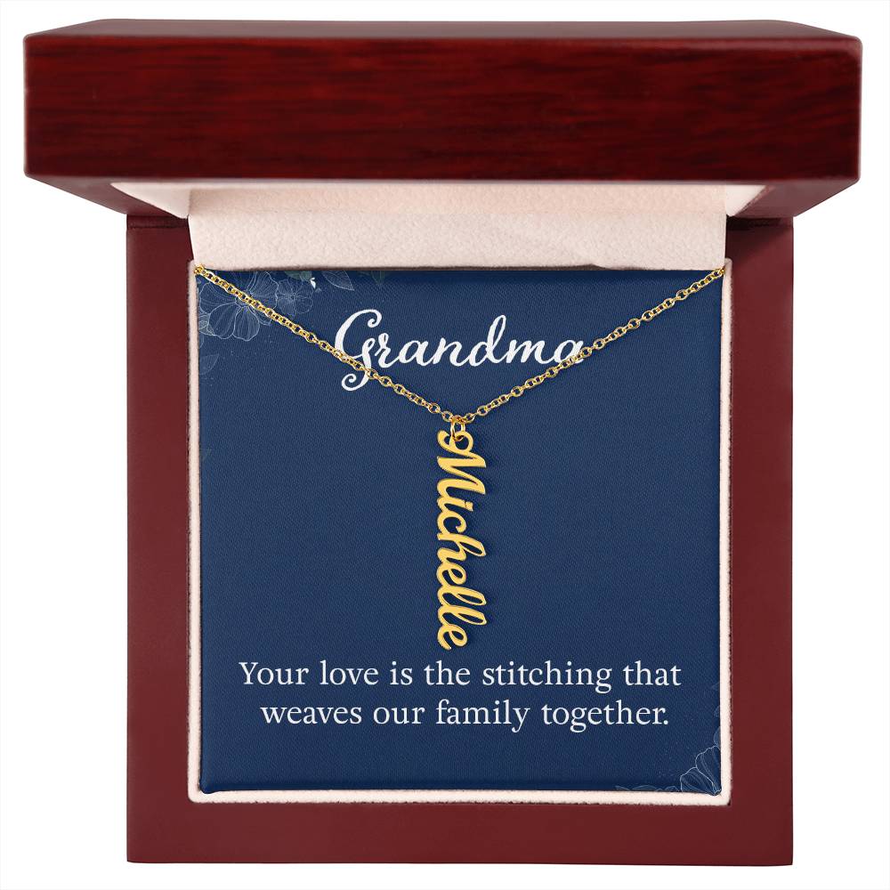Personalized Grandkids Name Necklace - Custom Engraved Grandma Gift for Birthday, Mother's Day & Anniversary - Perfect for Family Keepsakes & Special Occasions