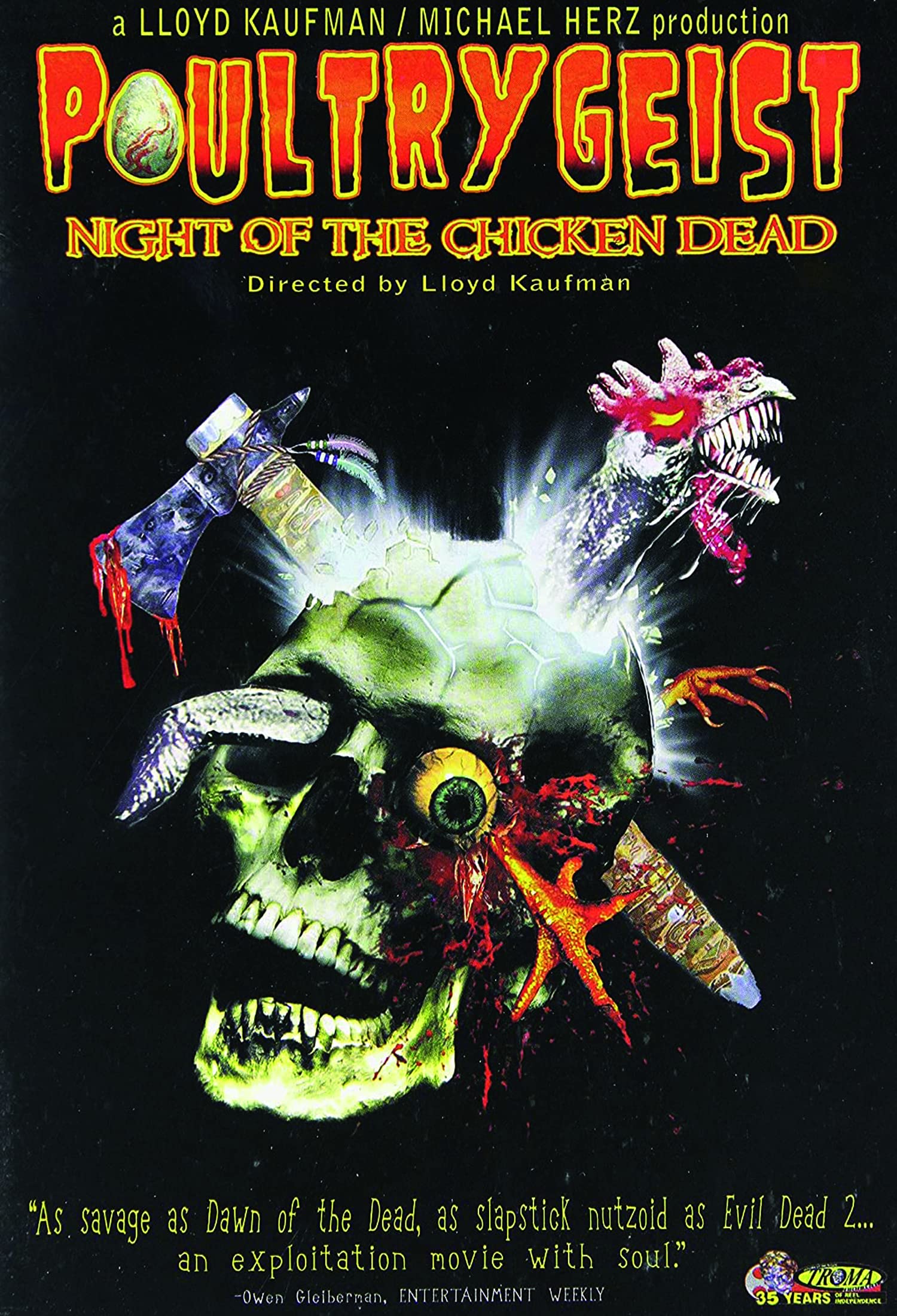 Poultrygeist: Night of the Chicken Dead - Horror Comedy Movie DVD - Perfect for Halloween Parties & Cult Film Collectors