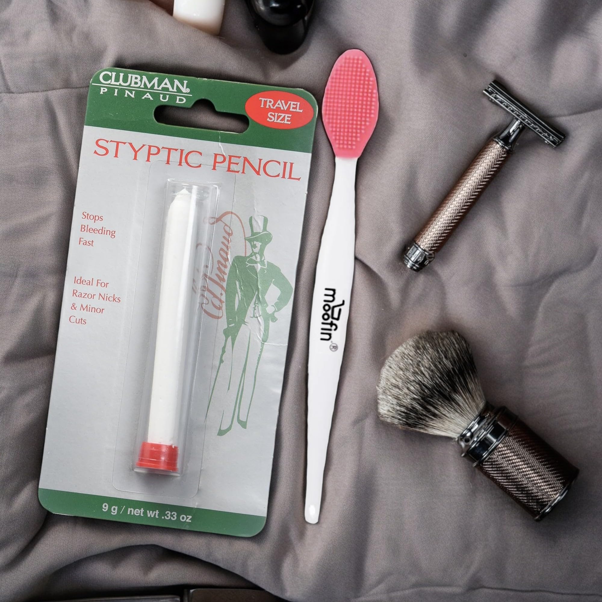 Clubman Styptic Pencil Travel Size - Stop Bleeding Fast for Shaving & Cuts | On-The-Go Grooming Essential