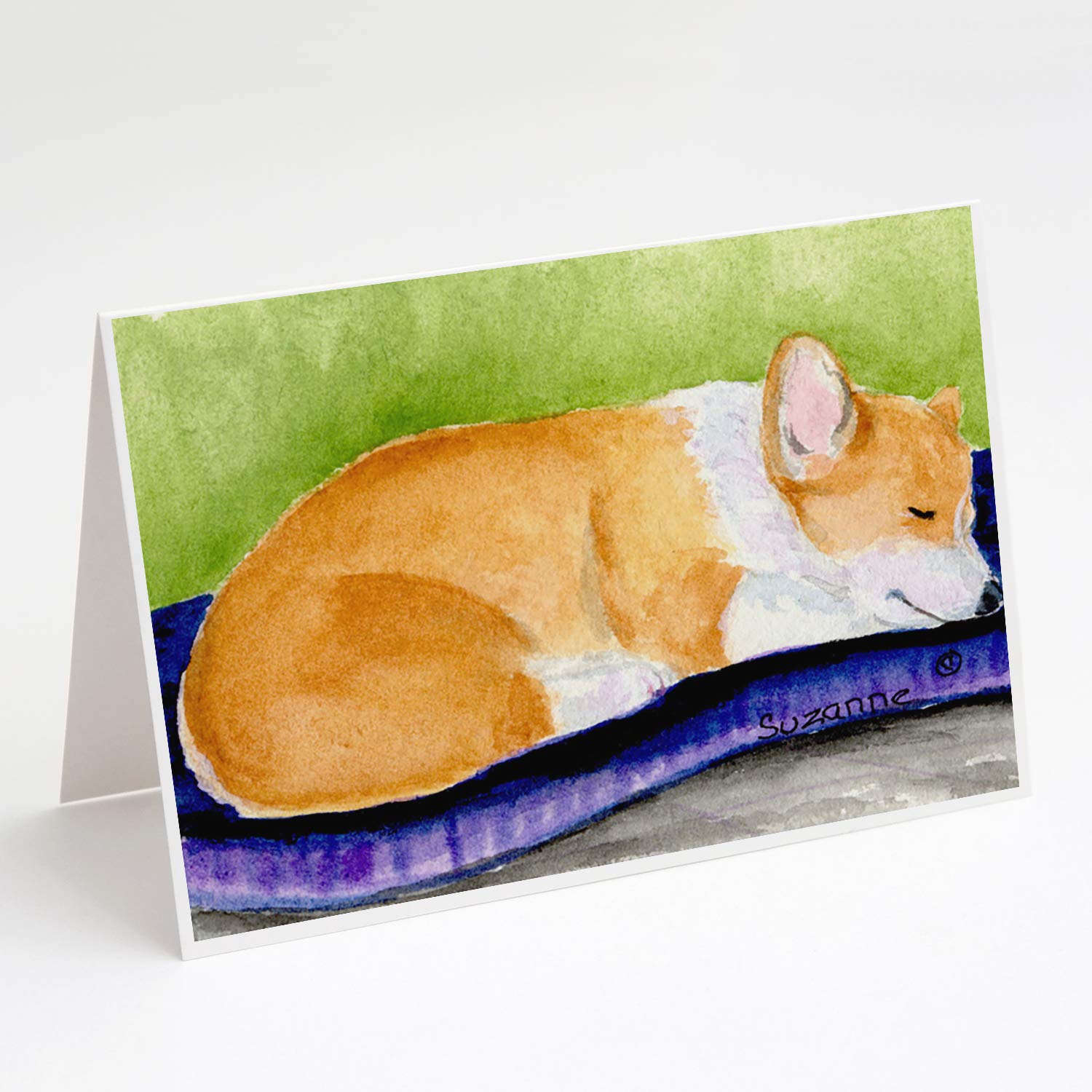 Premium Corgi Greeting Cards Set - 8 Blank A7 Size (5x7) Note Cards with Envelopes | Whimsical Dog Lover Stationery for Birthdays, Thank You Notes & Special Occasions