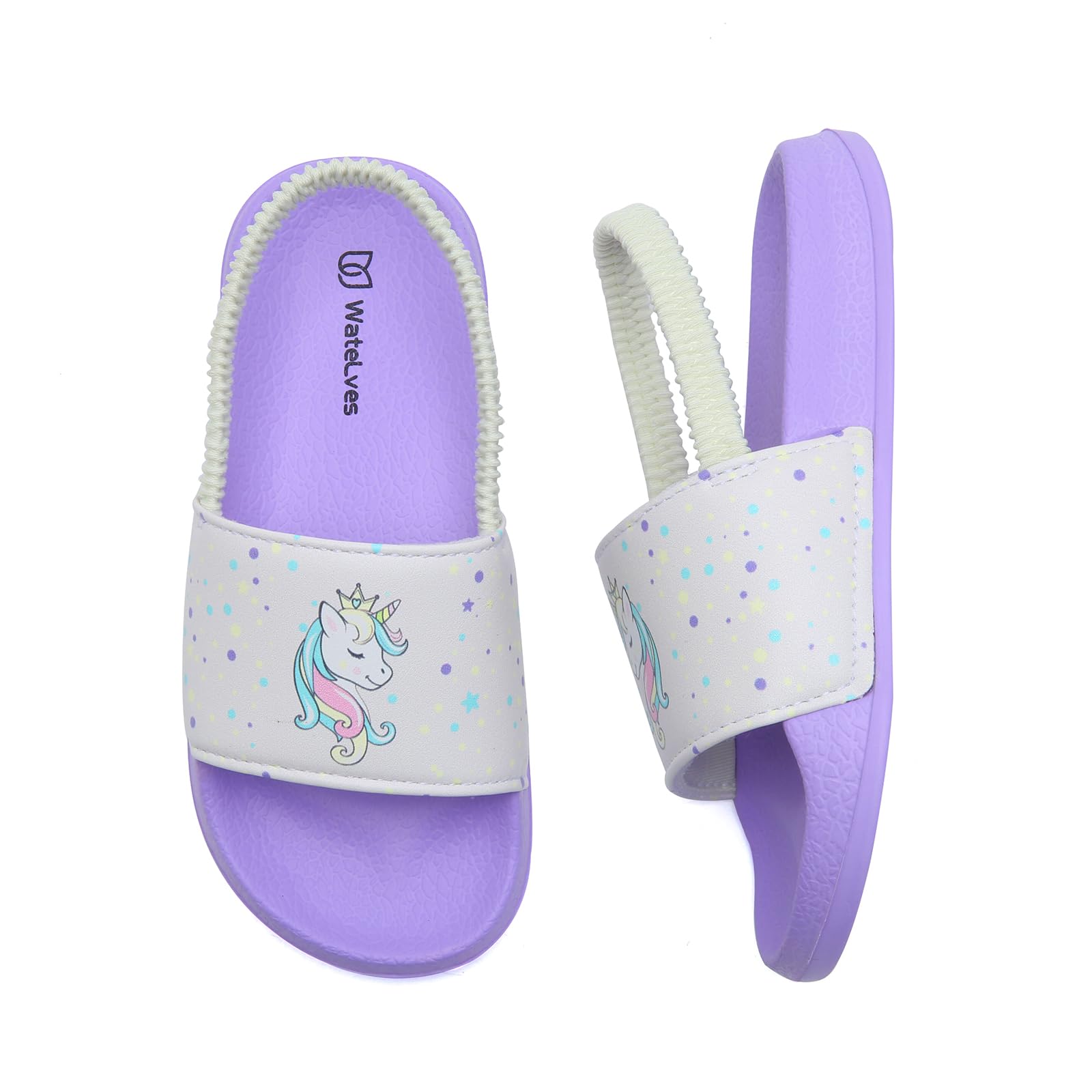 WateLves Kids Water Shoes for Toddler Boys & Girls - Non-Slip Beach Sandals, Swim Slides & Casual Slippers - Perfect for Pool, Beach, and Outdoor Play