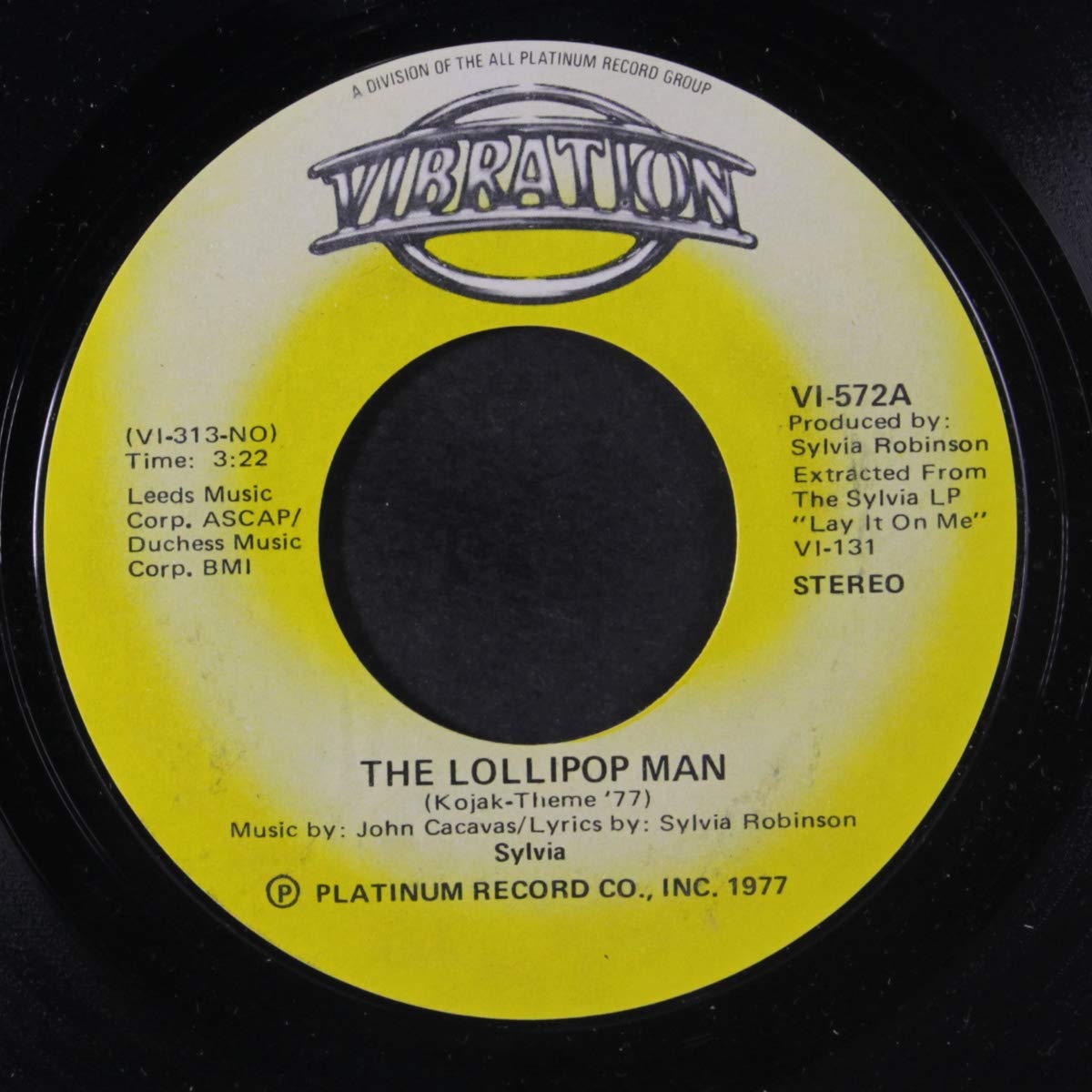 The Lollipop Man - 45 RPM Vinyl Single Record - Classic Oldies Music Collectible - Perfect for DJs, Music Lovers & Vintage Record Collections