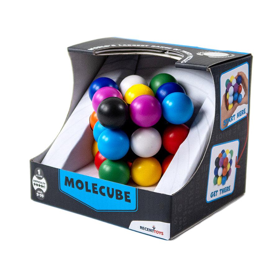 Meffert's Molecule Puzzle Cube - 3D Brain Teaser & STEM Educational Toy for Kids & Adults - Perfect for Stress Relief, Classroom Learning & Family Game Night