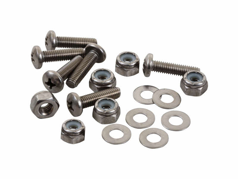 Sea Lect #8-32 Stainless Steel Pan Head Screws (6-Pack) - Rust-Resistant Fasteners for Furniture, Electronics & DIY Projects