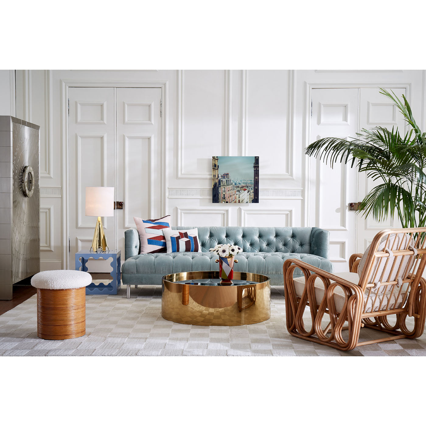 Baxter T Arm Sofa - Modern Luxury Leather Sectional for Living Room | Perfect for Home Theater, Lounge & Contemporary Spaces