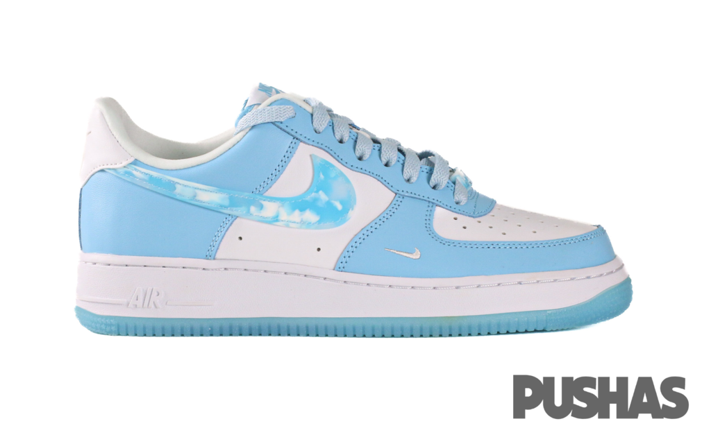 Nike Air Force 1 Low 'Blue Nail Art' Women's Sneakers (2022) - Casual Streetwear & Fashion Statement for Everyday Wear