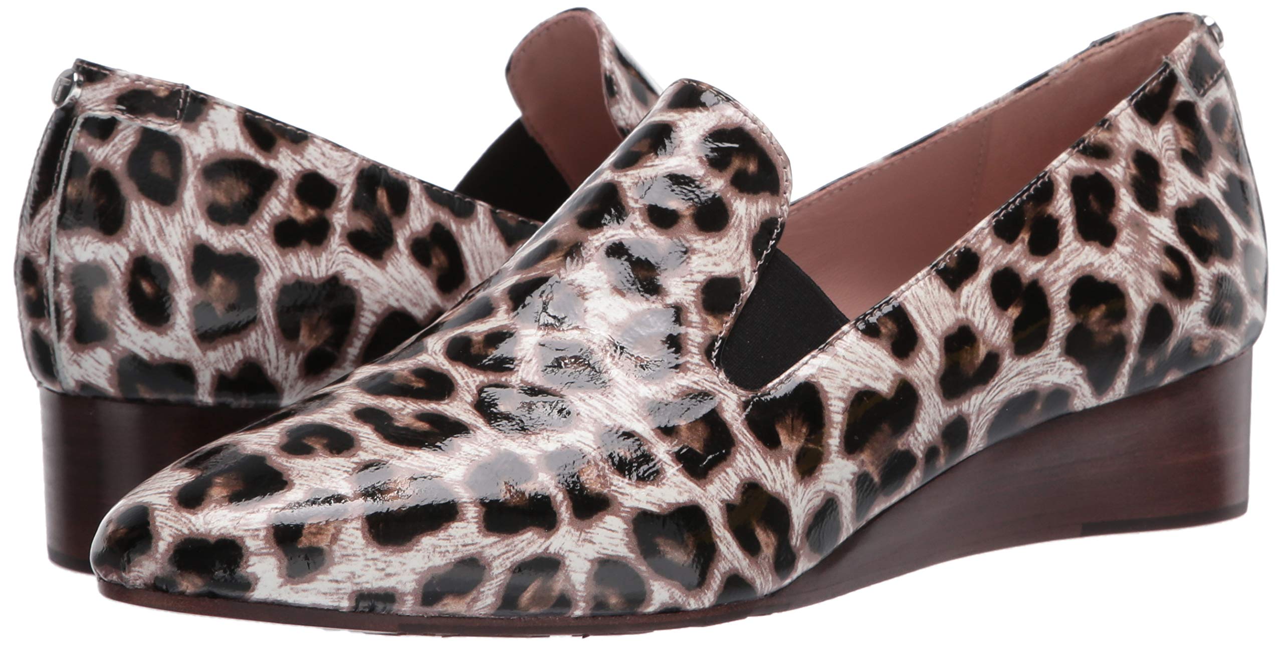 TARYN ROSE Women's Comfortable Leather Claudia Wedge Pump Shoes - Stylish Heels for Work, Office & Special Occasions