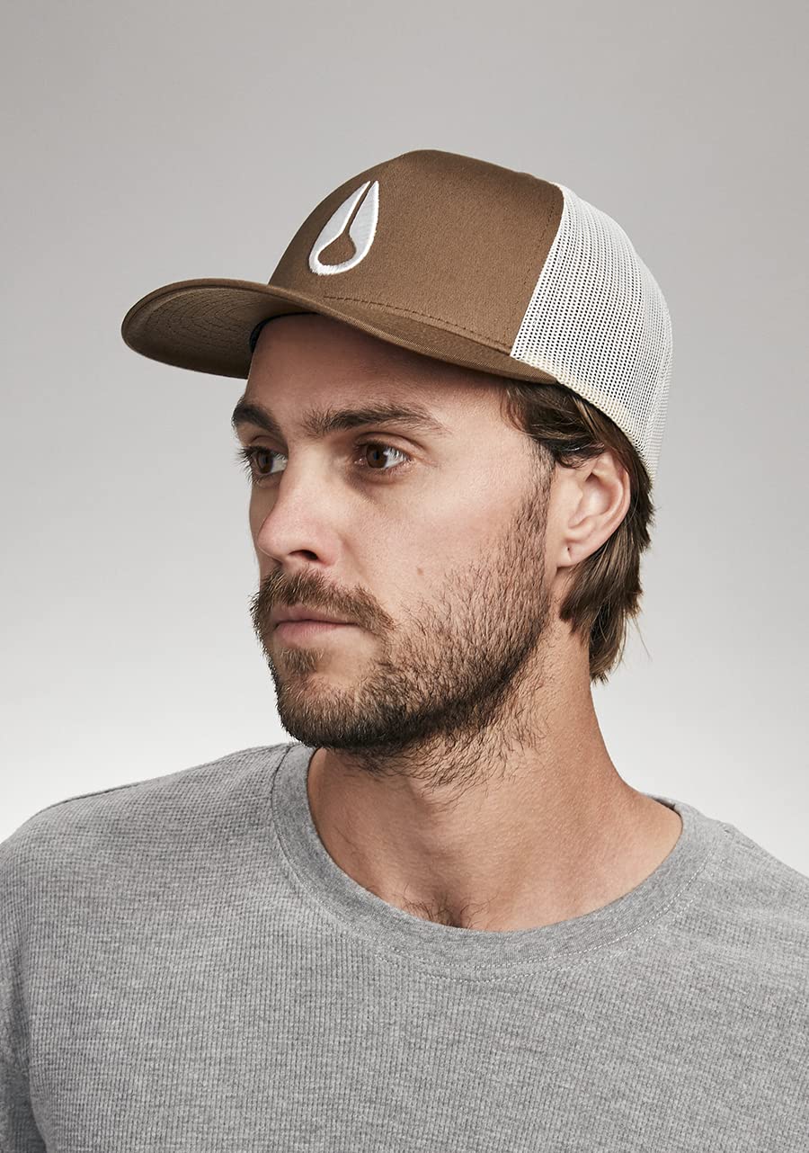 NIXON Iconed Trucker Hat for Men & Women - Adjustable Snapback Cap with Classic Logo - Perfect for Outdoor, Sports, and Casual Wear