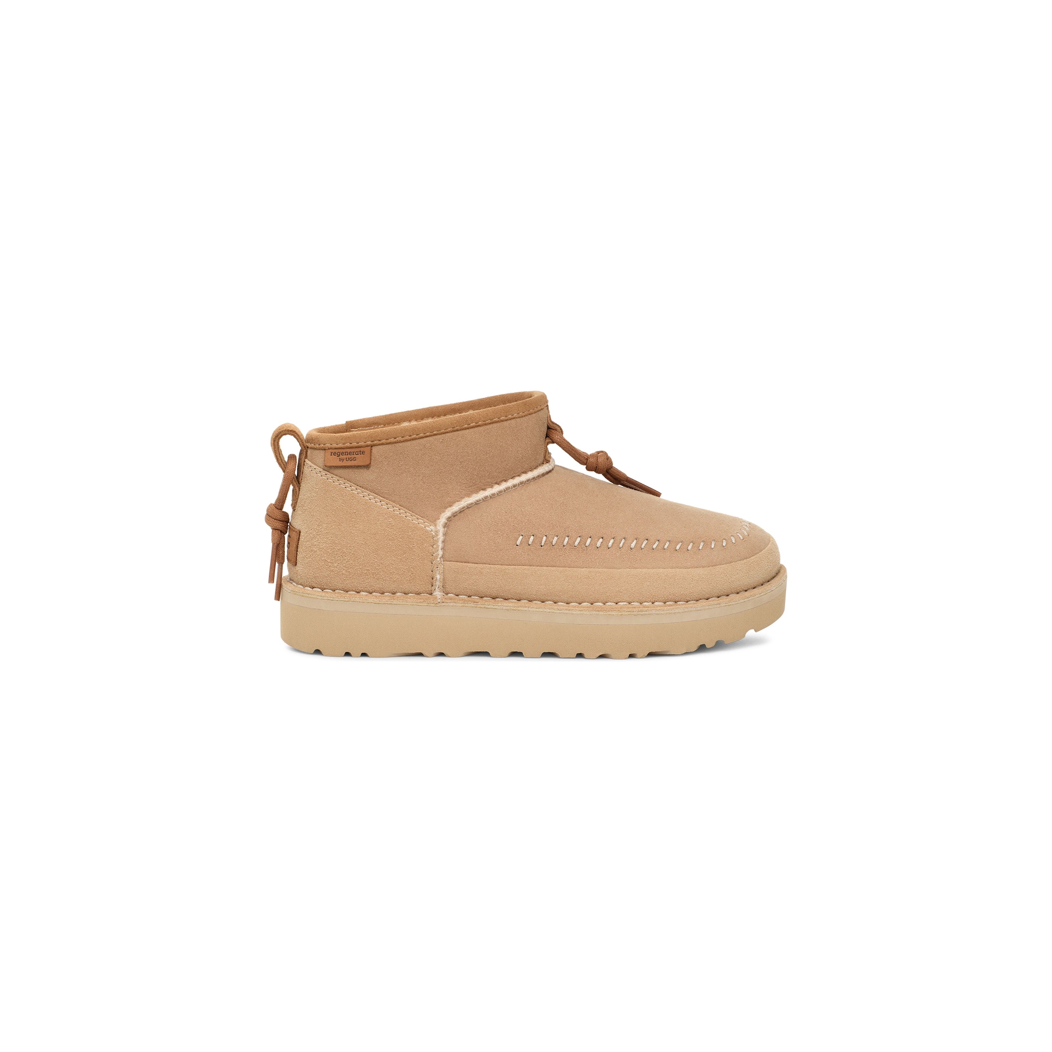 UGG Ultra Mini Boots for Men & Women - Sand Color, Crafted with Regenerated Materials | Perfect for Winter, Casual Outfits & Outdoor Adventures