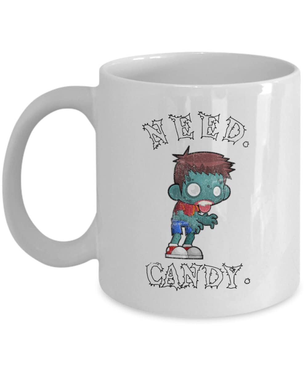 Zombie Boy Candy Mug - Unique Novelty Coffee Cup for Halloween, Gifts & Collectors - Perfect for Coffee, Tea & Hot Drinks