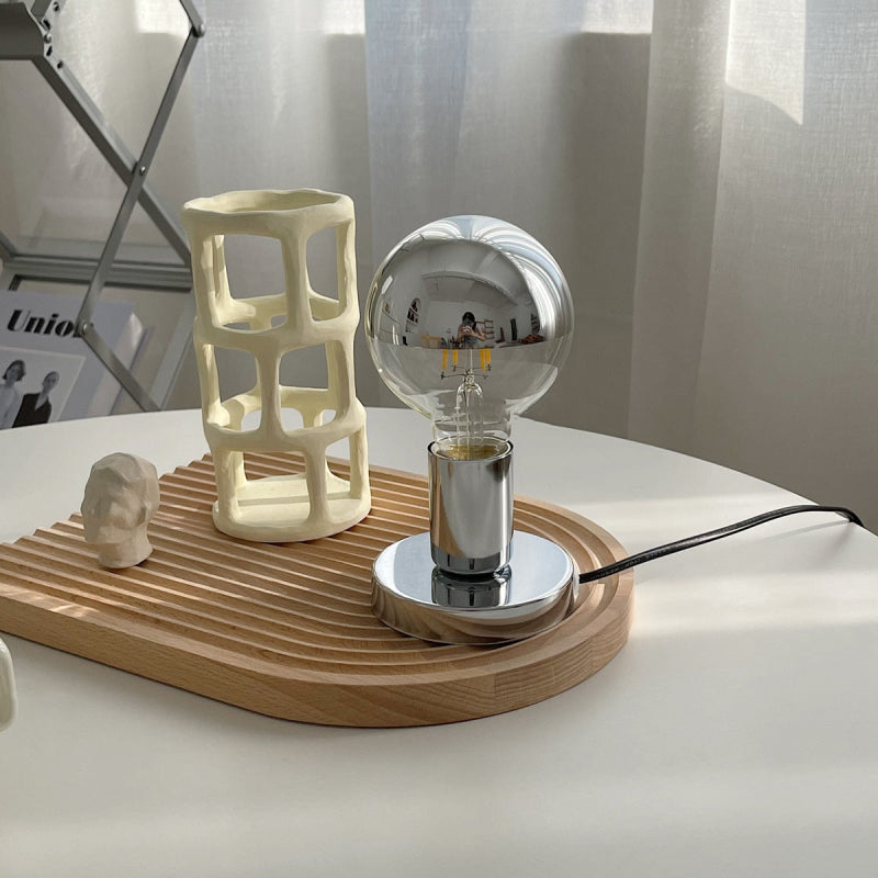 Torna Chrome Desk Lamp - Adjustable LED Office Light with USB Port for Home & Study, Perfect for Reading, Working, and Nightstand Use