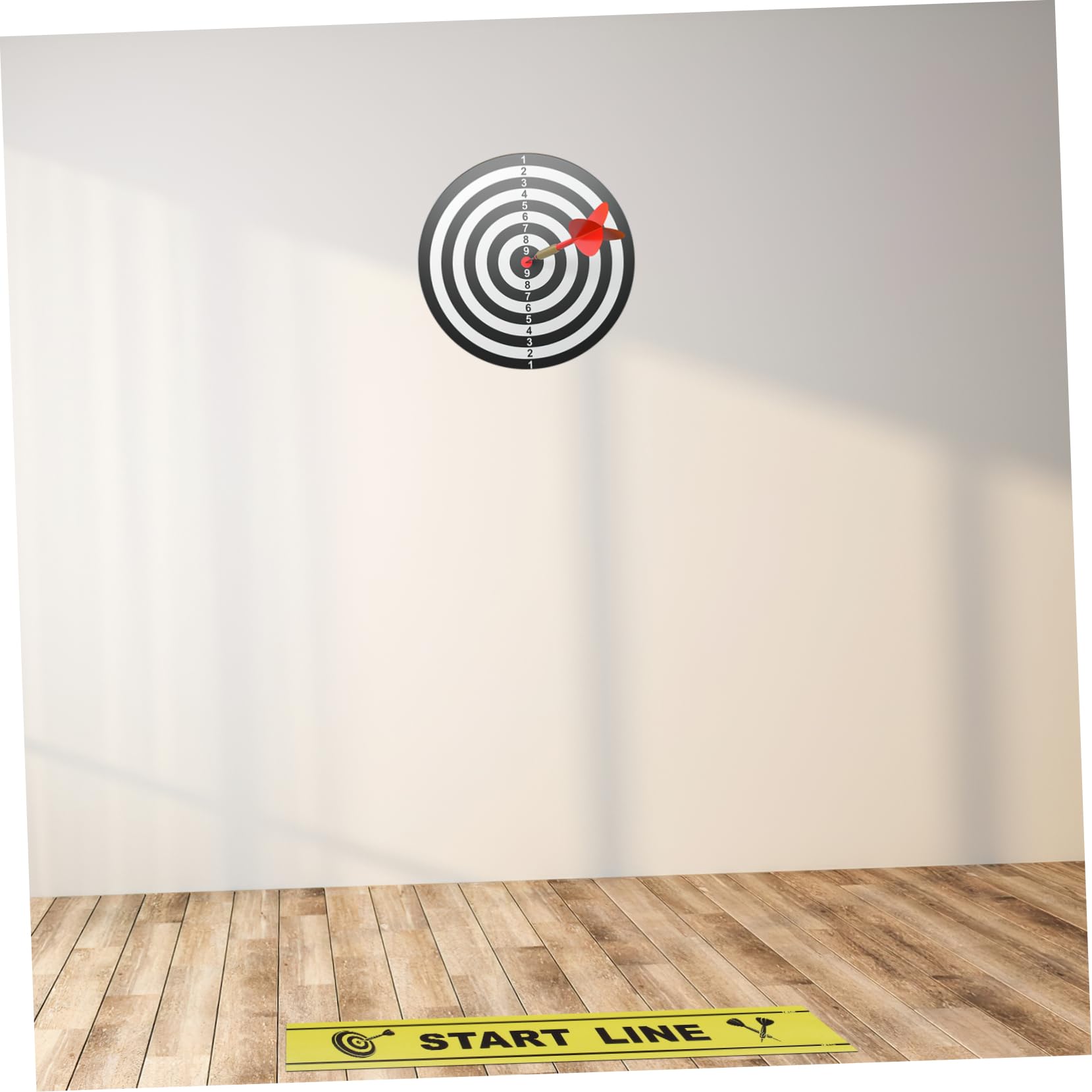 KITANDOVE Game Ground Marker Set - Durable Throwing Game Supplies for Outdoor Parties, Backyard Games & Family Game Nights - Perfect for Cornhole, Yard Pong & Tailgating Events