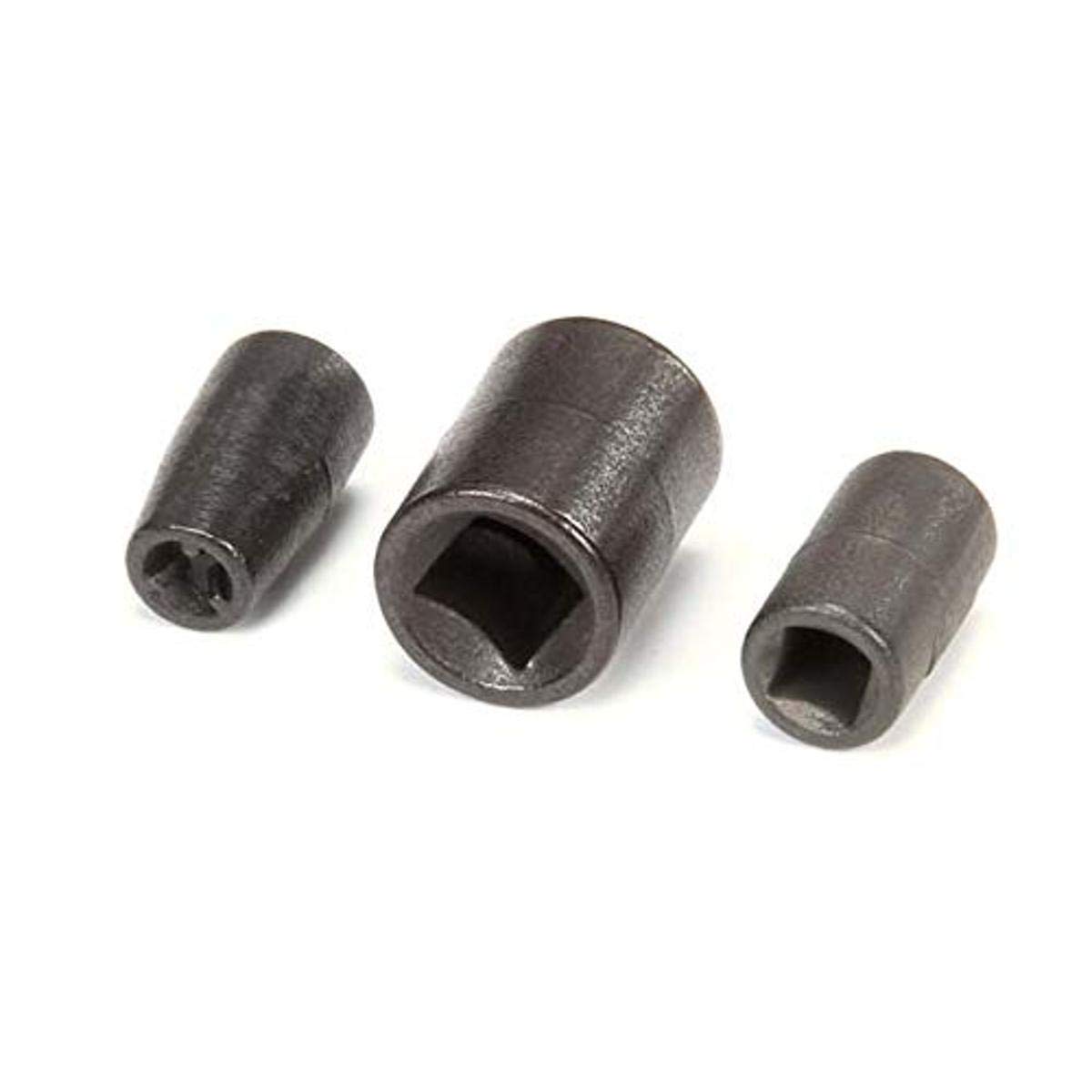FOOEC Tri-Groove Socket Remover Set - 3 Piece Professional Bolt Extractor Kit for Stuck, Rounded or Damaged Nuts - Perfect for Automotive Repair, Machinery Maintenance & DIY Projects