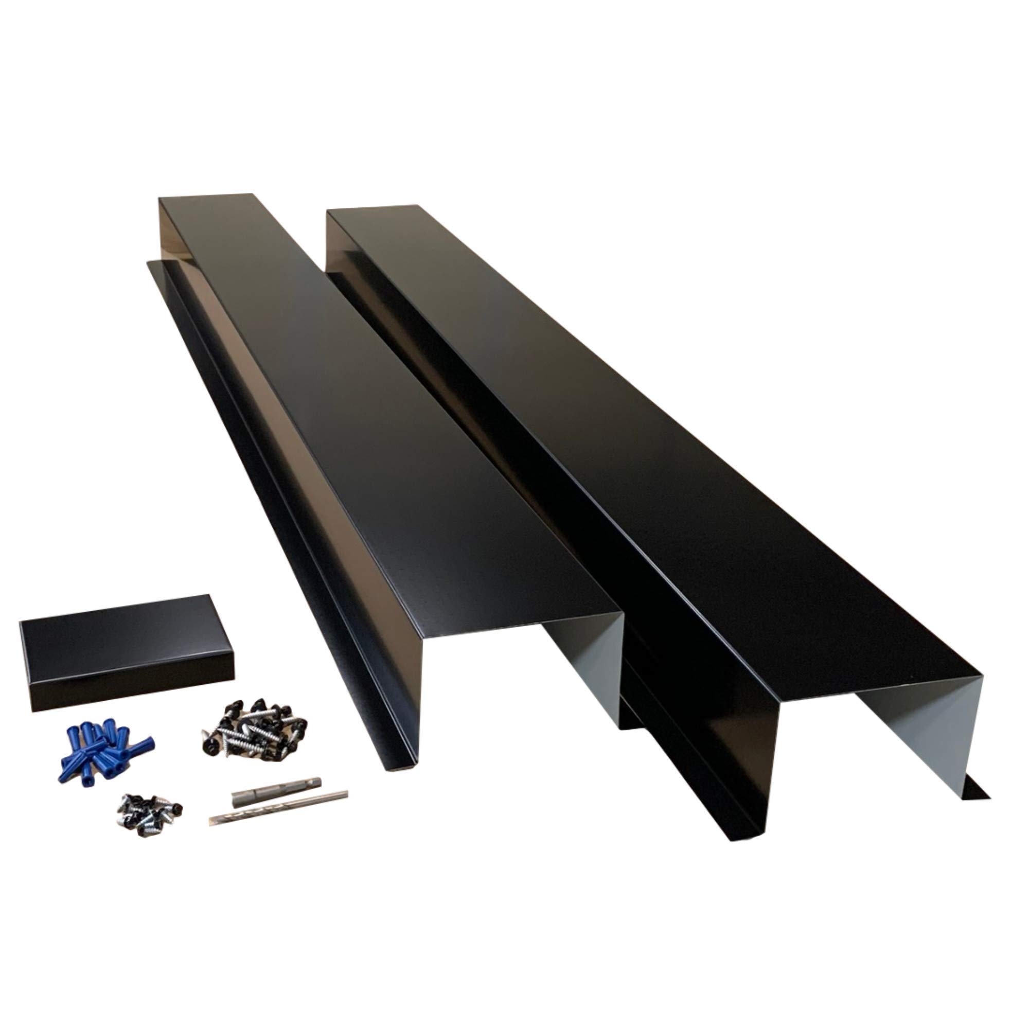 EAGLE 1 Metal Line Set Cover Kit for Mini Split & Central AC Heat Pump - 6x4 Black - Durable HVAC Protection for Indoor/Outdoor Use - Multiple Sizes & Colors Available