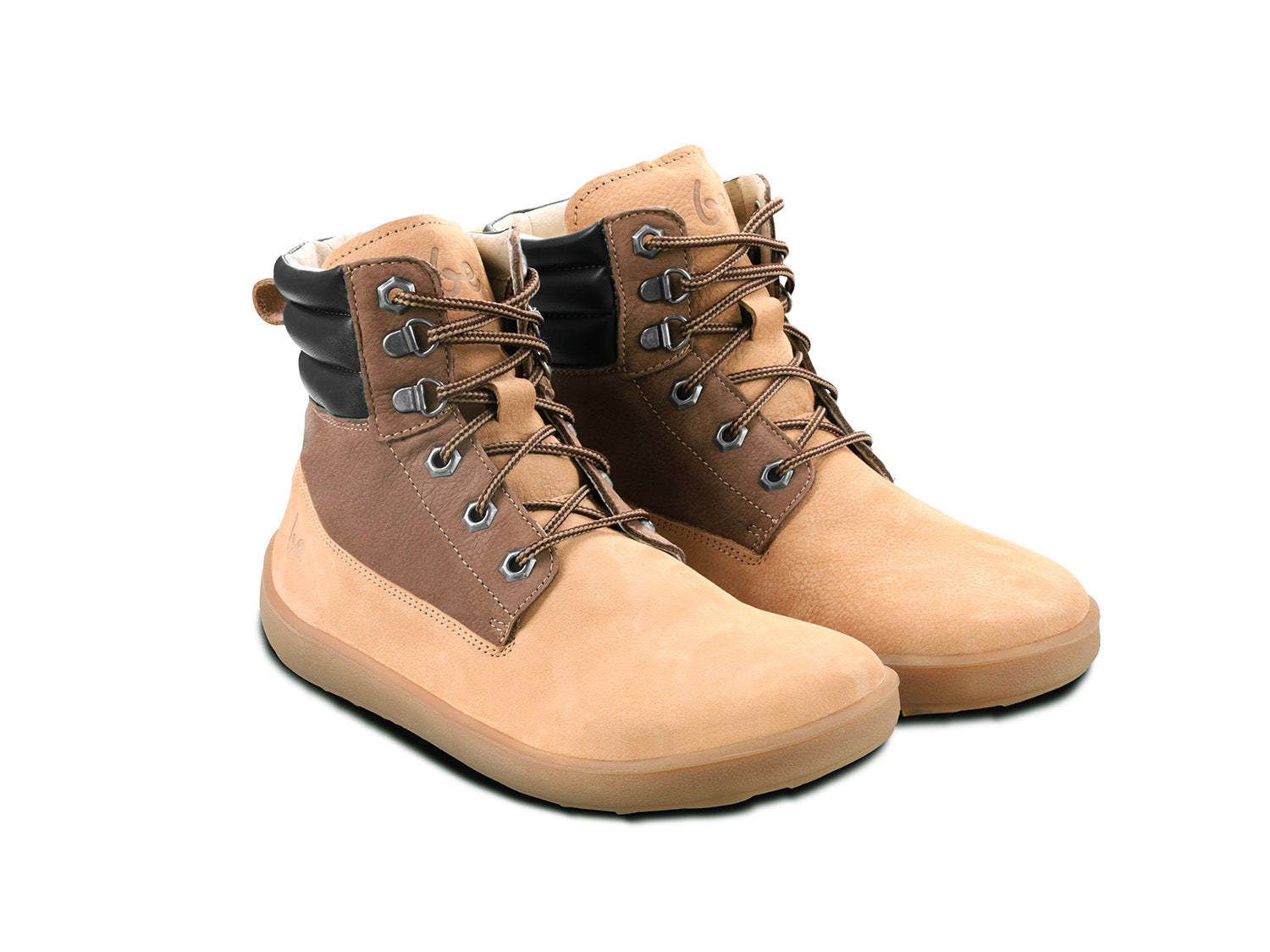 Barefoot Boots for Women & Men - Be Lenka Nevada Neo in Sand & Dark Brown | Minimalist Comfort for Hiking, Travel & Everyday Wear