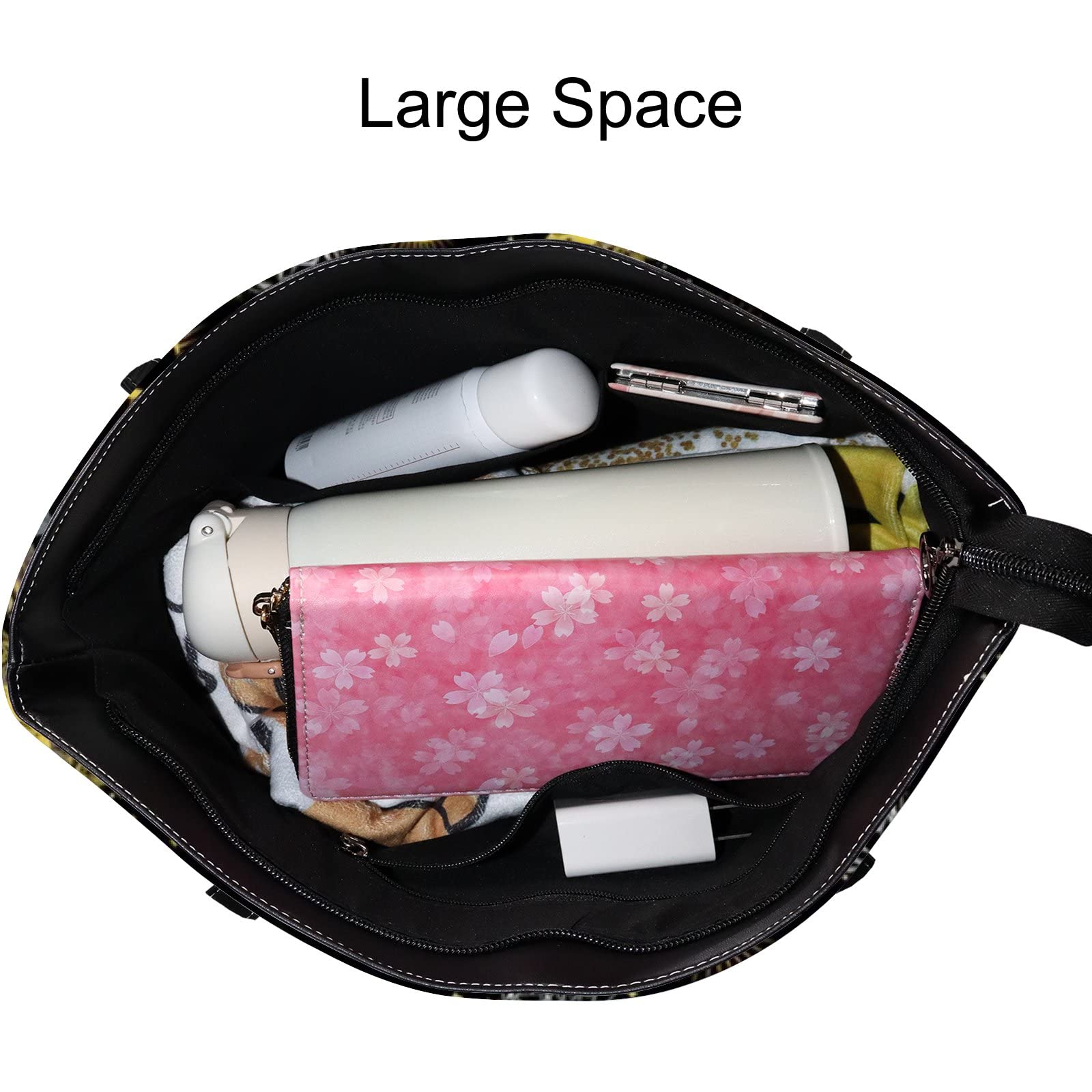 Premium Leather Tote Bag for Women - Stylish Crossbody Handbag with Zipper - Perfect for Work, Travel & Everyday Use - Coach-Inspired Design