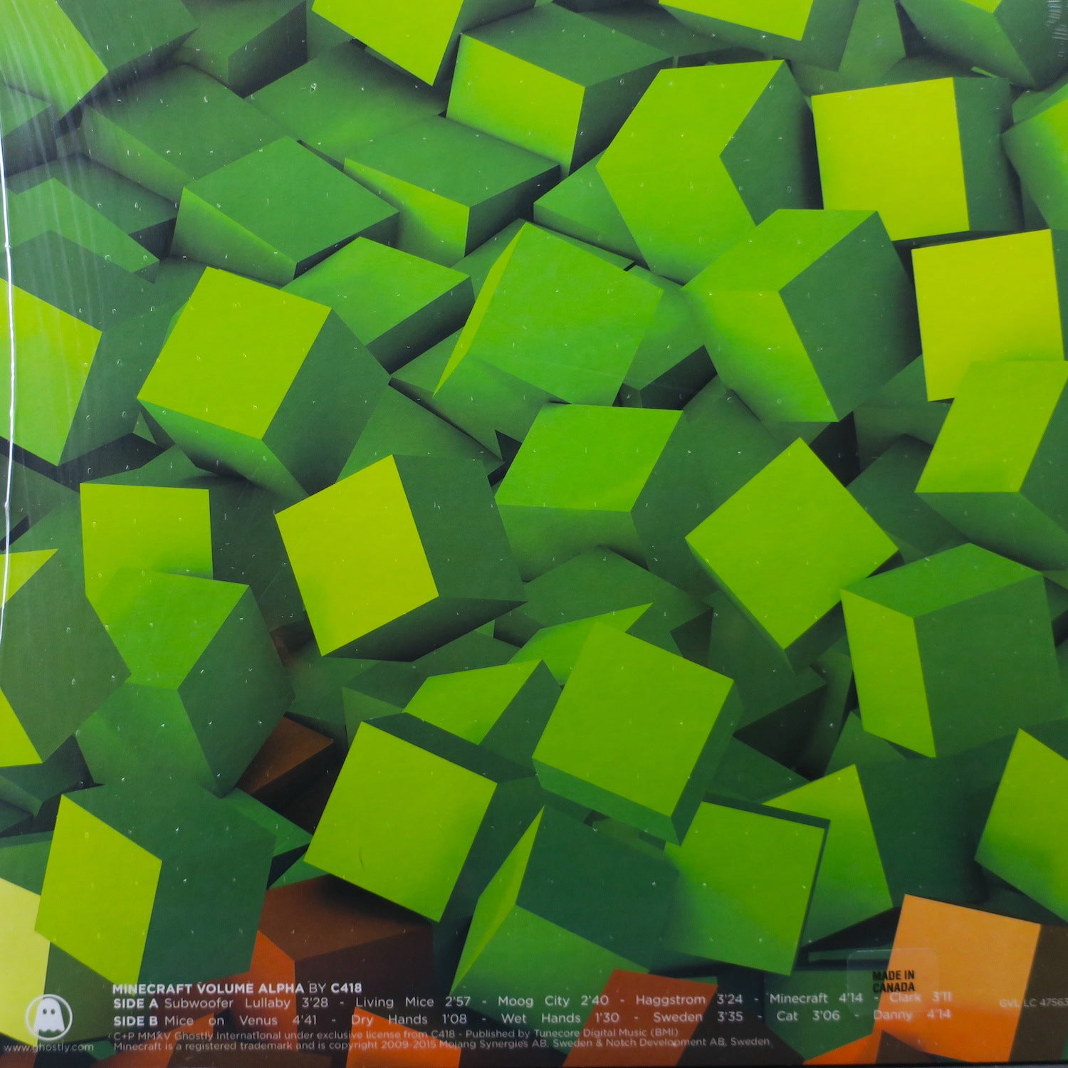 C418 'Minecraft Volume Alpha' Green Vinyl LP - Limited Edition Video Game Soundtrack for Collectors & Gaming Enthusiasts - Perfect for Home Decor, Gaming Rooms & Music Lovers