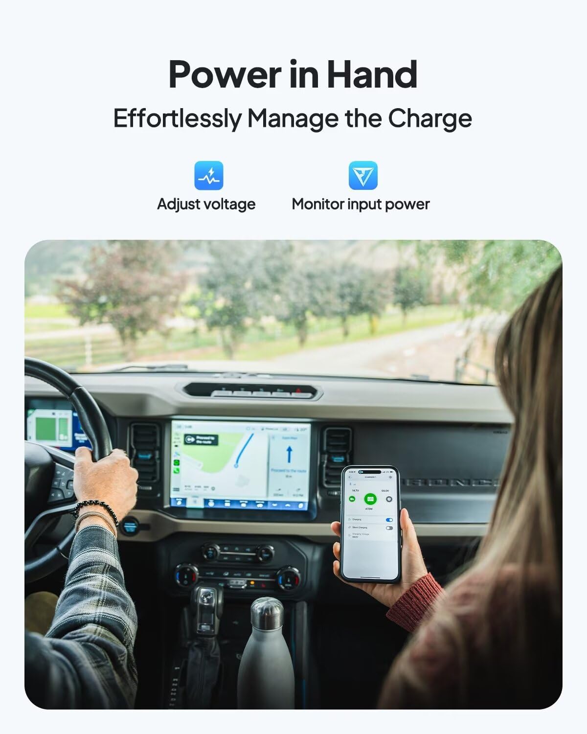 BLUETTI 560W Alternator Charger - Fast DC-DC Portable Power Station Charger | 6X Faster Than Cigarette Lighter | Compatible with 95% Solar Generators | Ideal for Road Trips, RV Camping & Emergency Power Backup