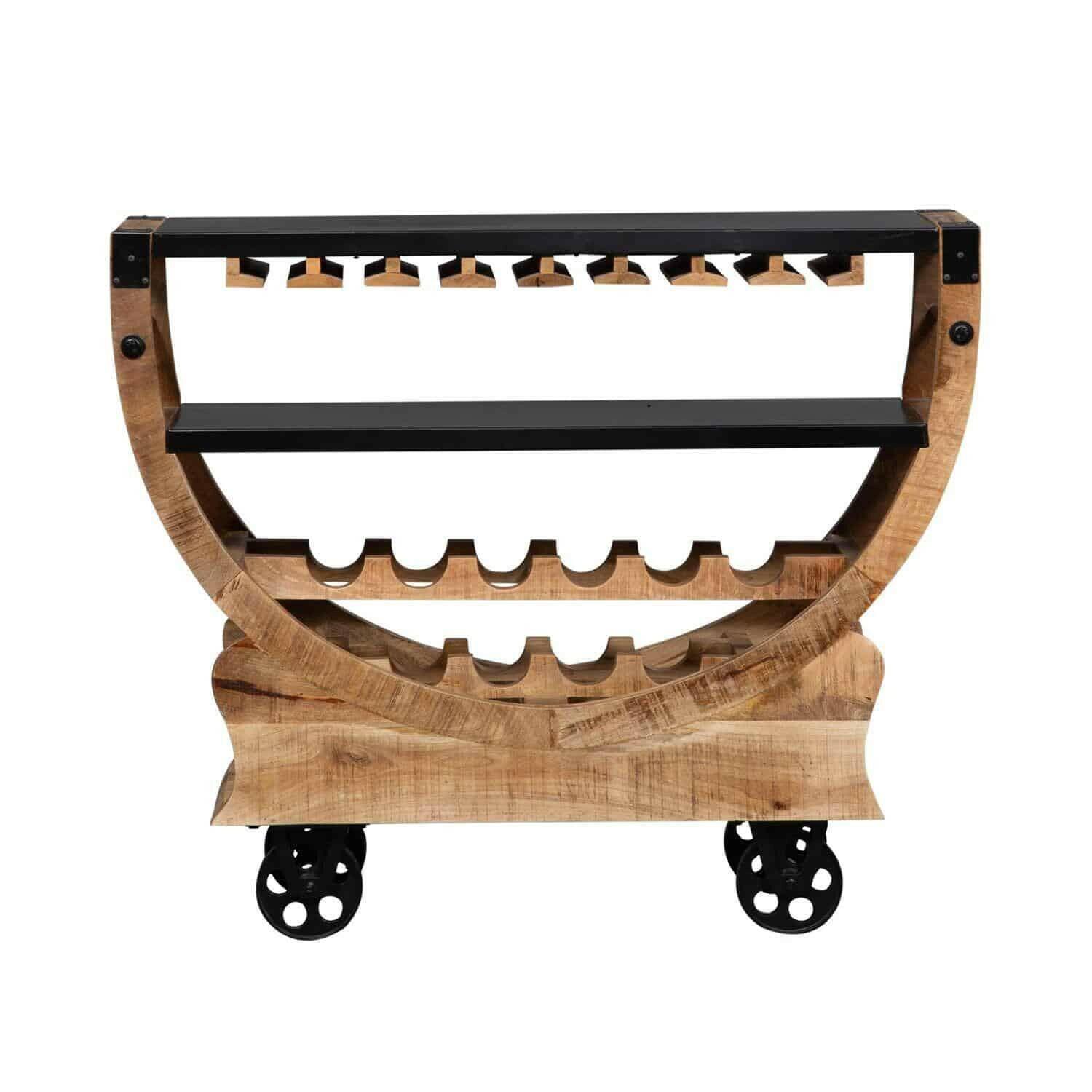 2052 AT4739 Danley Trolley - Heavy Duty Rolling Cart for Warehouse, Retail & Home Organization | Industrial Utility Cart with Wheels for Storage & Transport