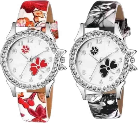 QALIBA Elegant Luminous Analog Watch for Girls - Stylish & Trendy Fashion Timepiece for School, Parties & Everyday Wear - Best Selling Gift for Teens & Women