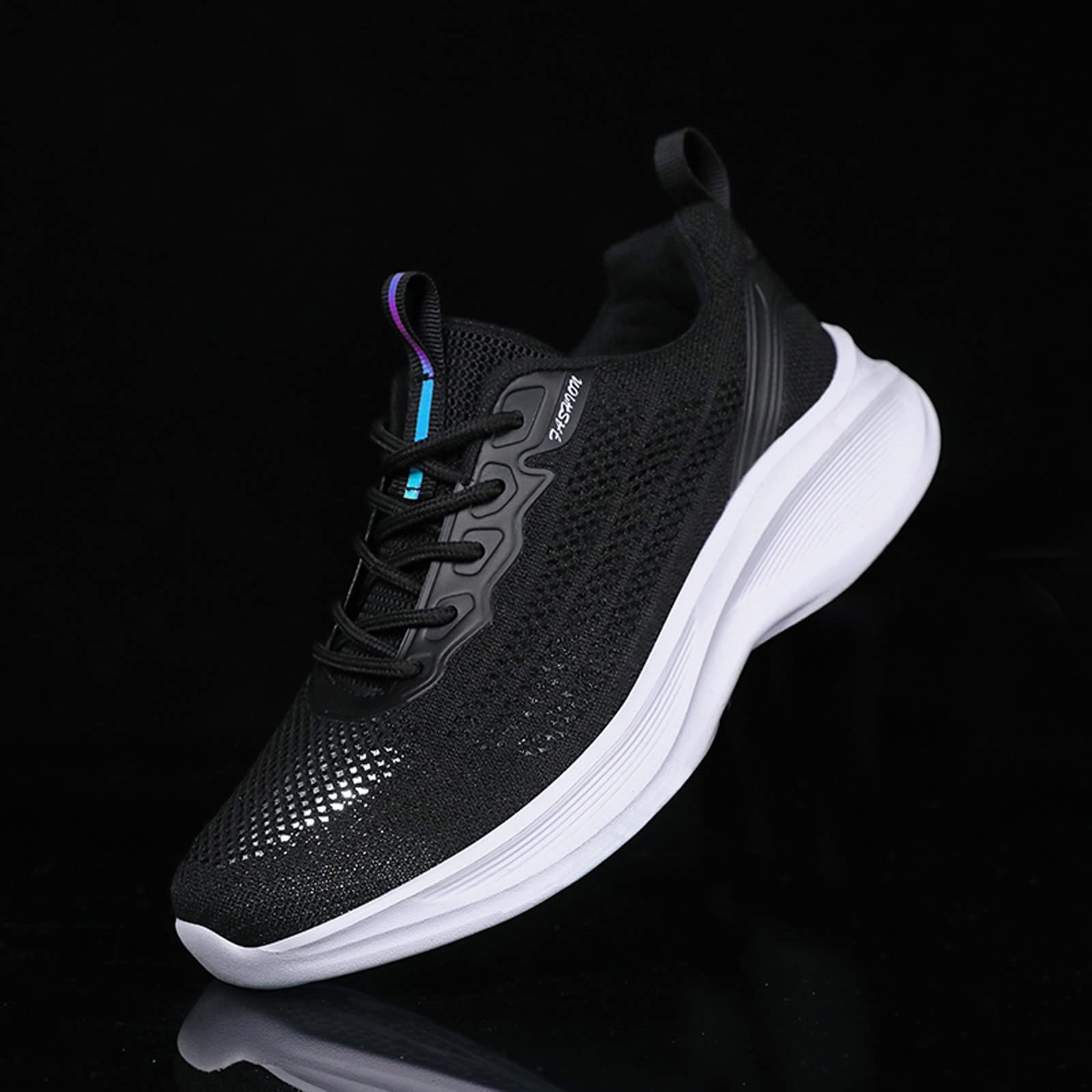 White Women's Running Shoes - Lightweight Athletic Trainers for Walking, Hiking & Outdoor Sports | Summer Casual Sneakers for Women | Perfect for Gym, Travel & Daily Wear