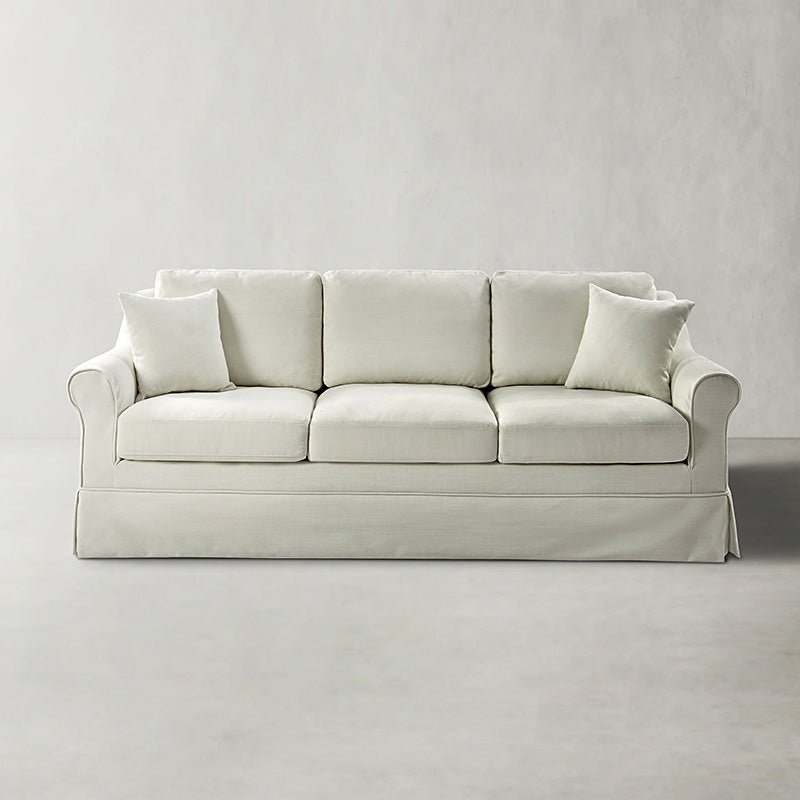 Belanda Linen Fabric Sofa with Removable Slipcover - Perfect for Living Room, Lounge & Cozy Home Decor