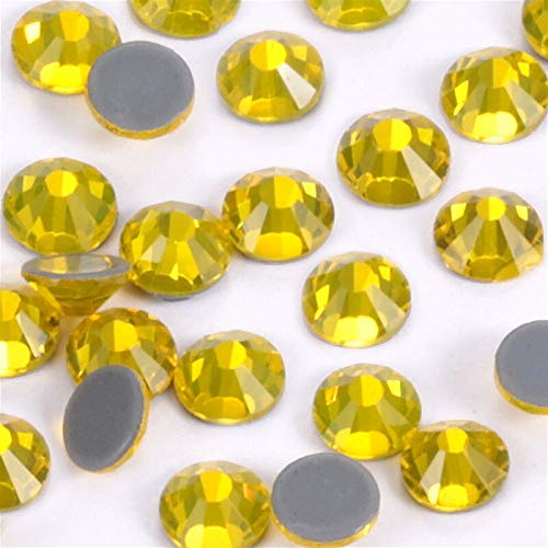 Premium 1440pcs 4mm Glass Flatback Rhinestones for DIY Clothing & Garment Decoration - High-Quality Drilling Fix Rhinestones for Sewing, Costumes, Jewelry Making & Craft Projects