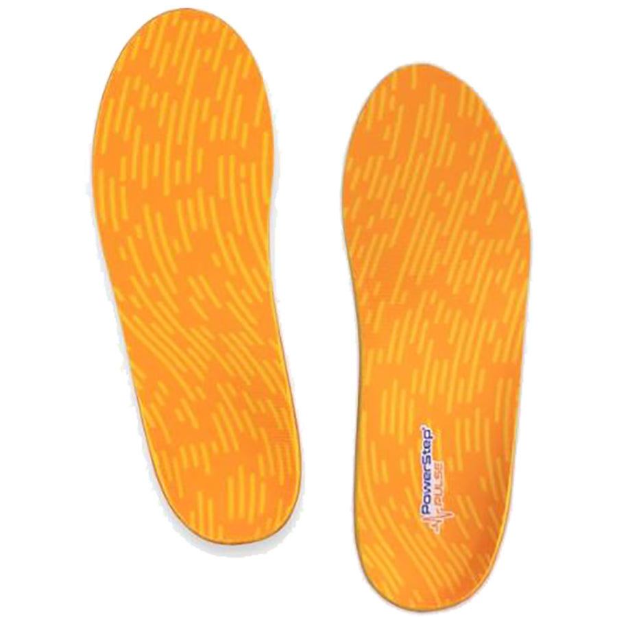 Powerstep Pulse Orthotic Shoe Insoles - Arch Support for Plantar Fasciitis & Heel Pain Relief - Comfortable Inserts for Running, Walking & Work Shoes - Perfect for Athletes & All-Day Wear