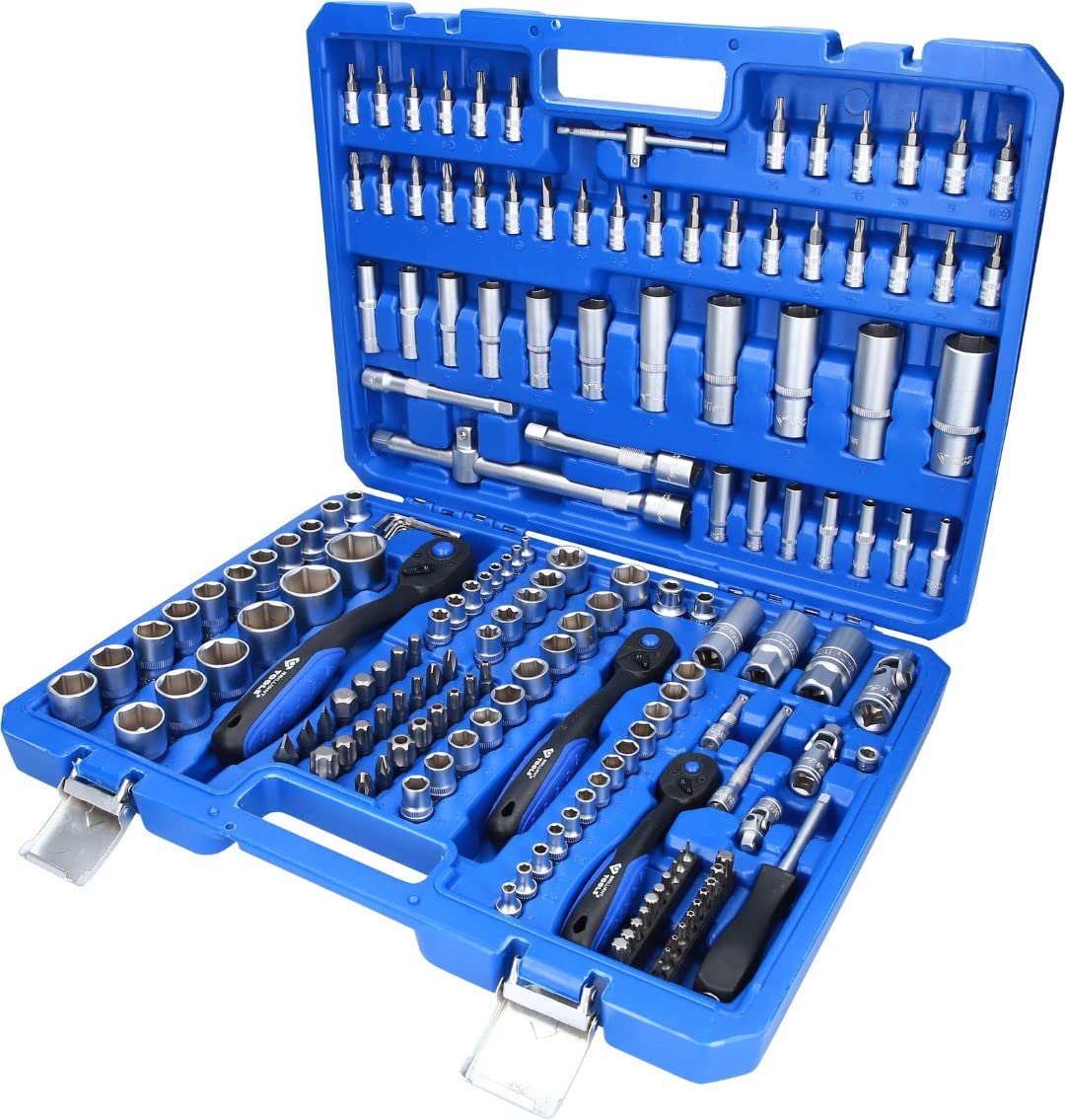 BRILLIANT TOOLS BT023172 172-Piece Socket Wrench Set - 1/4