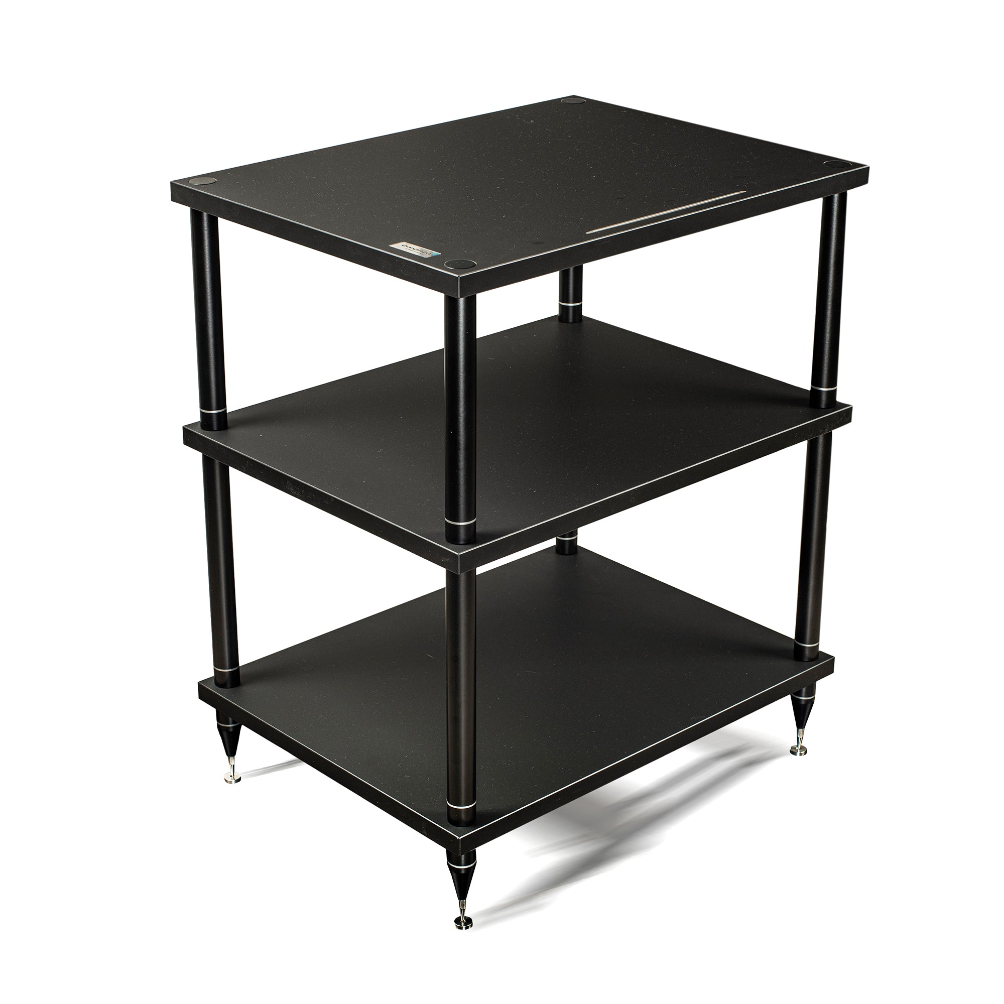 Bassocontinuo Essenza Proton Tower Rack - Premium Audio Equipment Stand for Turntables & Hi-Fi Systems - Perfect for Home Theater & Music Listening Rooms