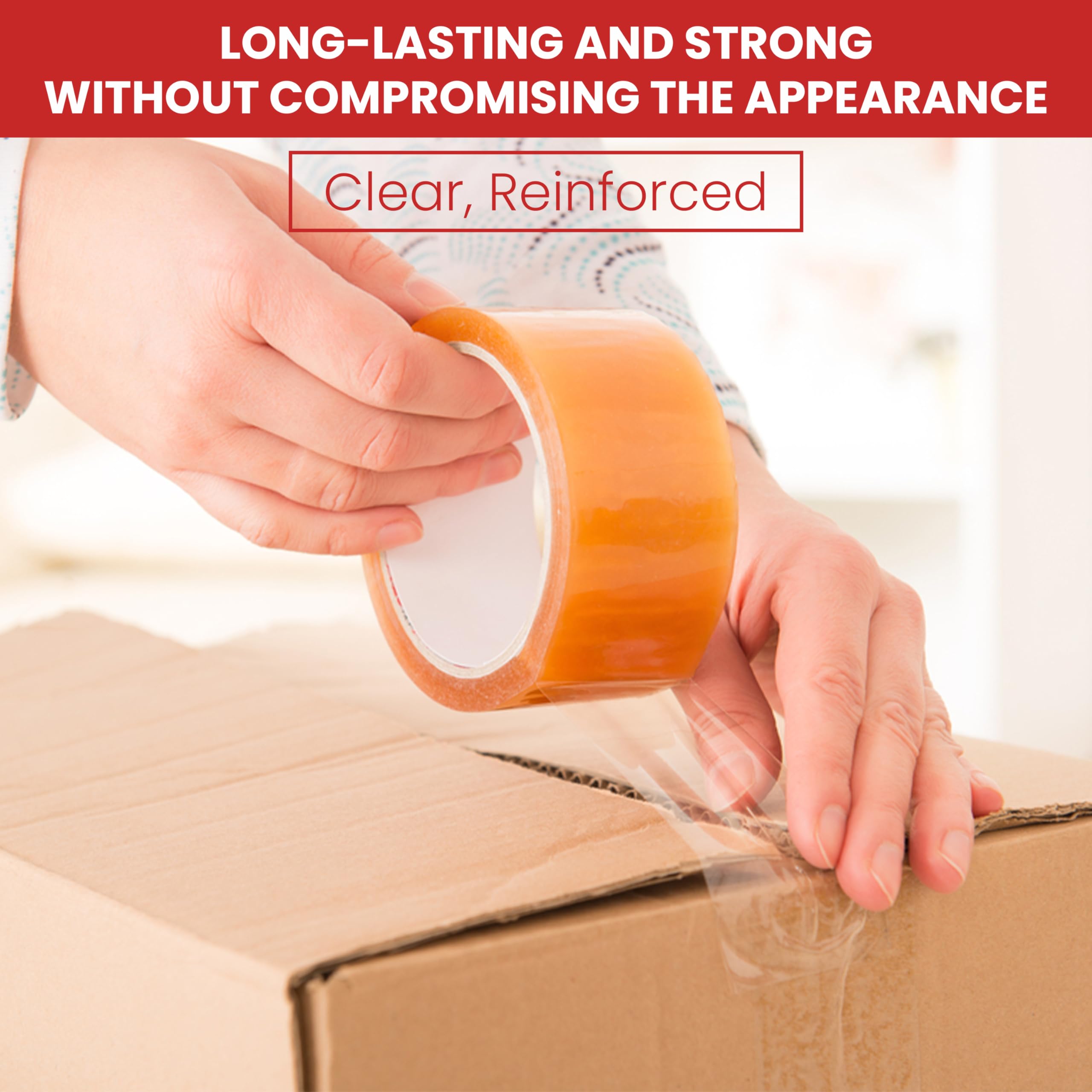 GGR Supplies T.R.U. Cello Biodegradable Clear Cellophane Tape - 2 Inch x 72 Yards, 3 Inch Core (Pack of 36) | Eco-Friendly Stationery & Light Duty Packaging Tape for Gift Wrapping, Shipping Boxes, and Office Use