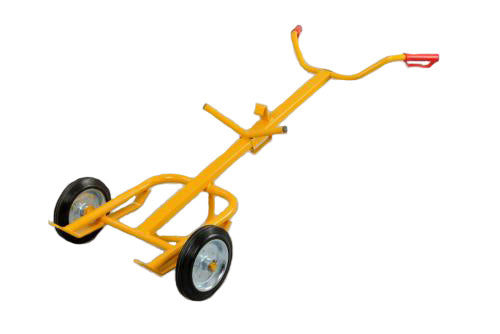 Heavy Duty Drum Trolley 400kg Capacity - Industrial Drum Dolly for Moving Barrels & Chemicals in Warehouses & Factories