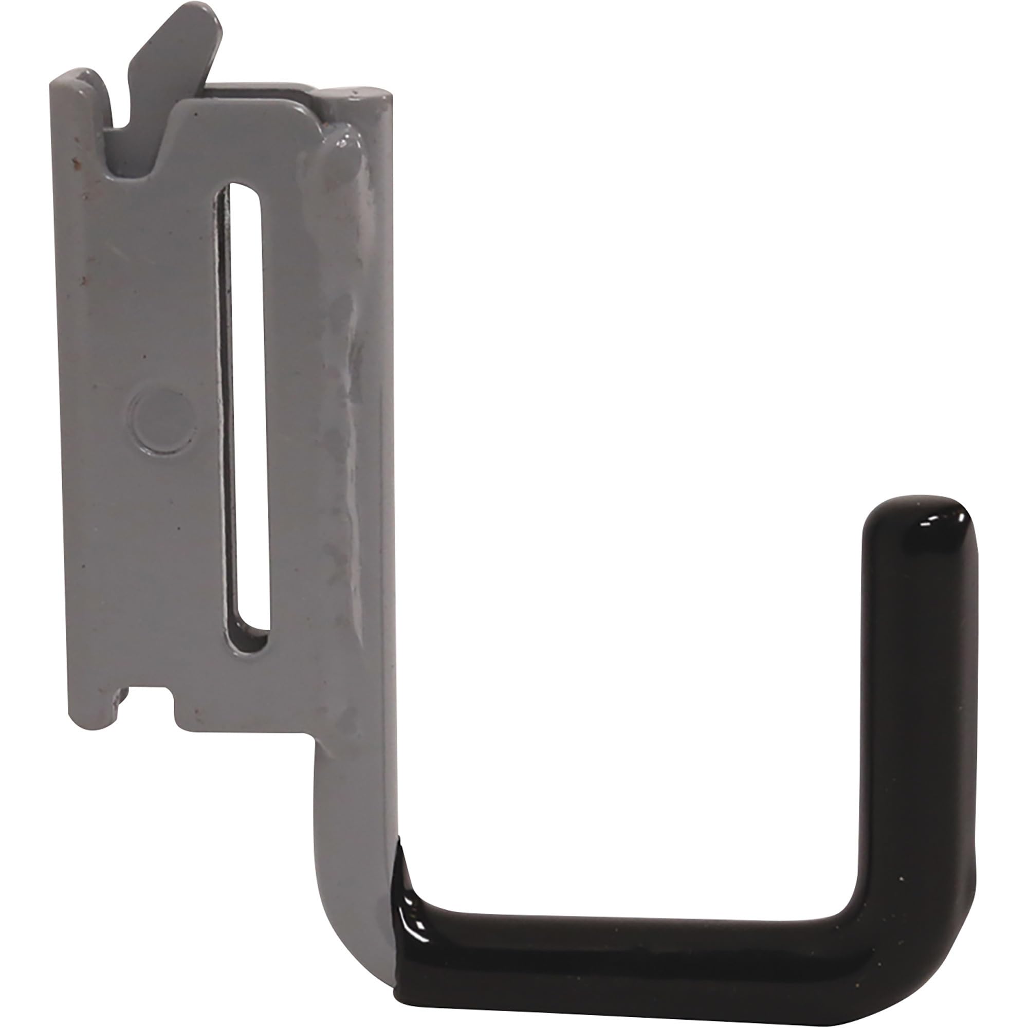 CARGOSMART Small Square Hook - Grey Powder Coat (1 Pack) - Heavy Duty Wall Hooks for Hanging Tools, Hats, Keys & Home Organization