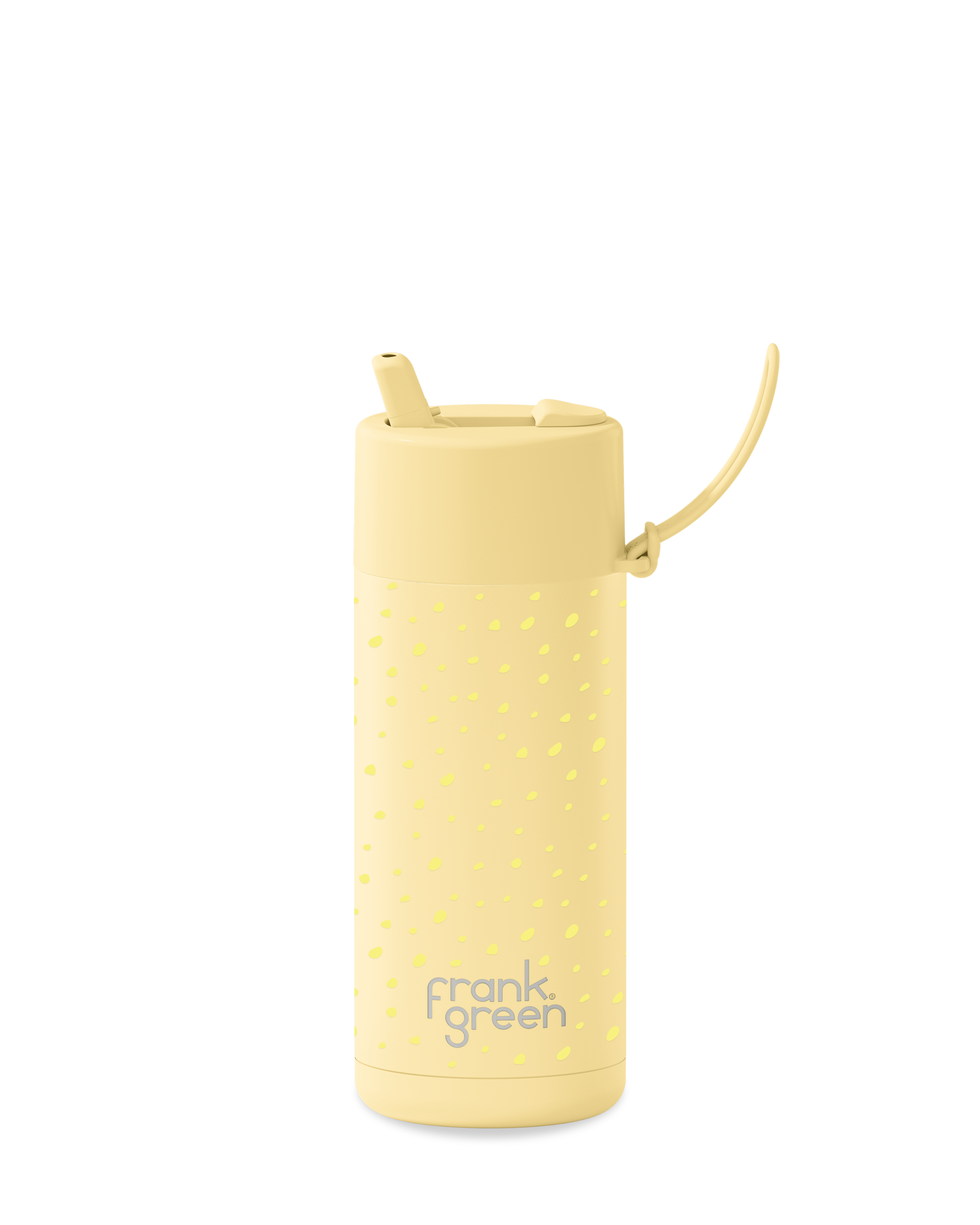 Franksters 16oz Ceramic Reusable Water Bottle - 475ml Leak-Proof Insulated Travel Mug for Coffee & Tea - Eco-Friendly BPA-Free Drinkware for Office, Gym & Outdoor Activities