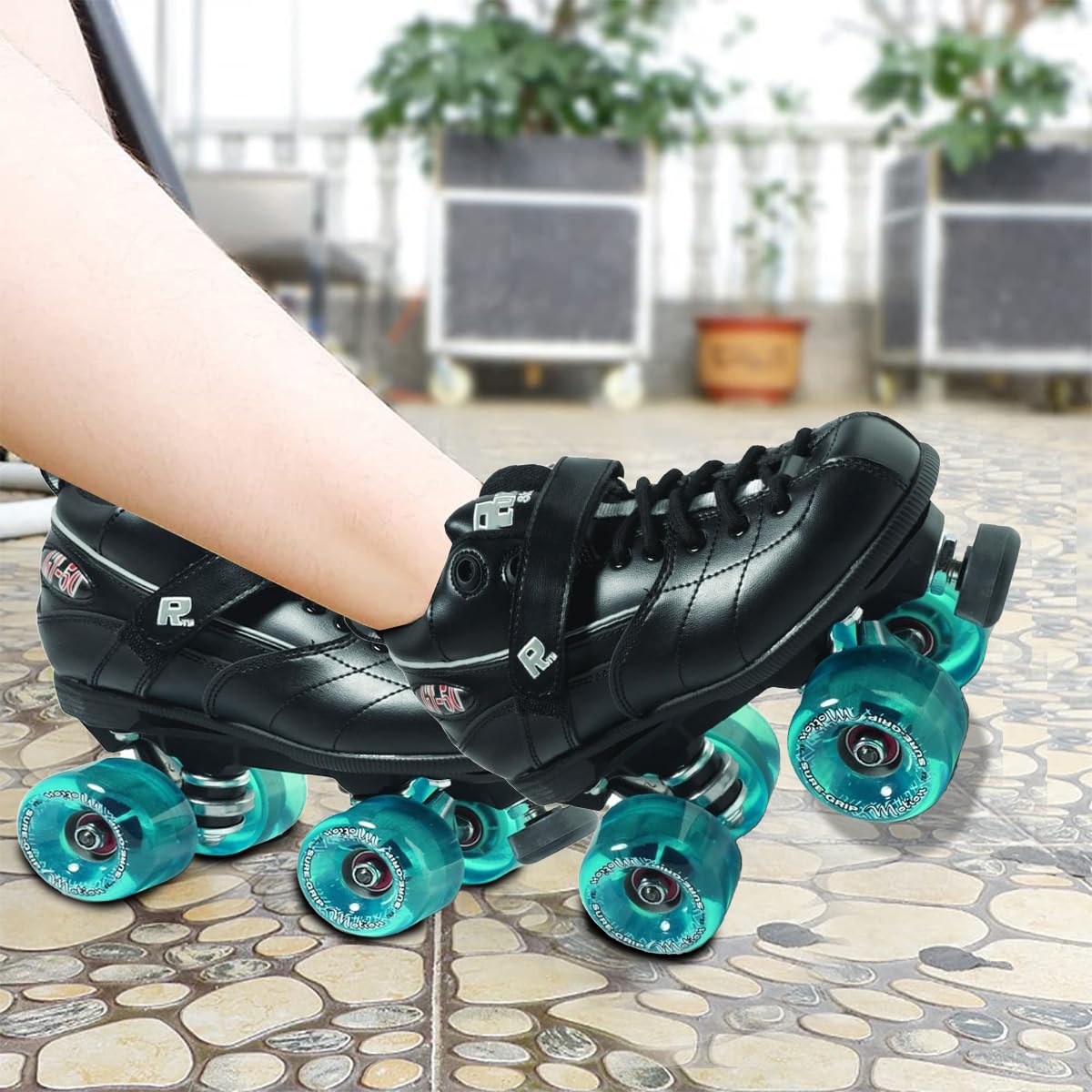 Sure Grip GT50 Motion Roller Skates for Men & Women - Lightweight Nylon Composite with 62mm Wheels & ABEC-5 Bearings - Perfect for Outdoor Fitness, Casual Skating & Urban Commuting
