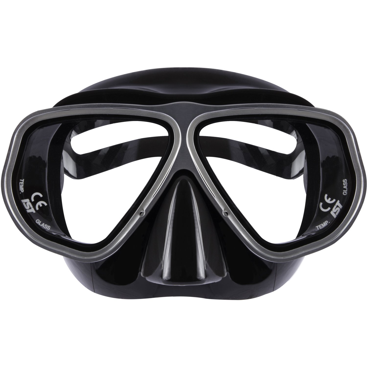 IST Panorama Aluminum Frame Twin-Lens Safety Mask - Lightweight & Durable for Construction, Woodworking, and DIY Projects