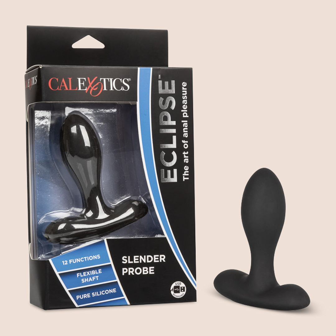 Eclipse Slender Probe - Premium Vibrating Anal Massager for Men & Women | Enhance Intimacy & Pleasure | Perfect for Couples Play & Solo Exploration