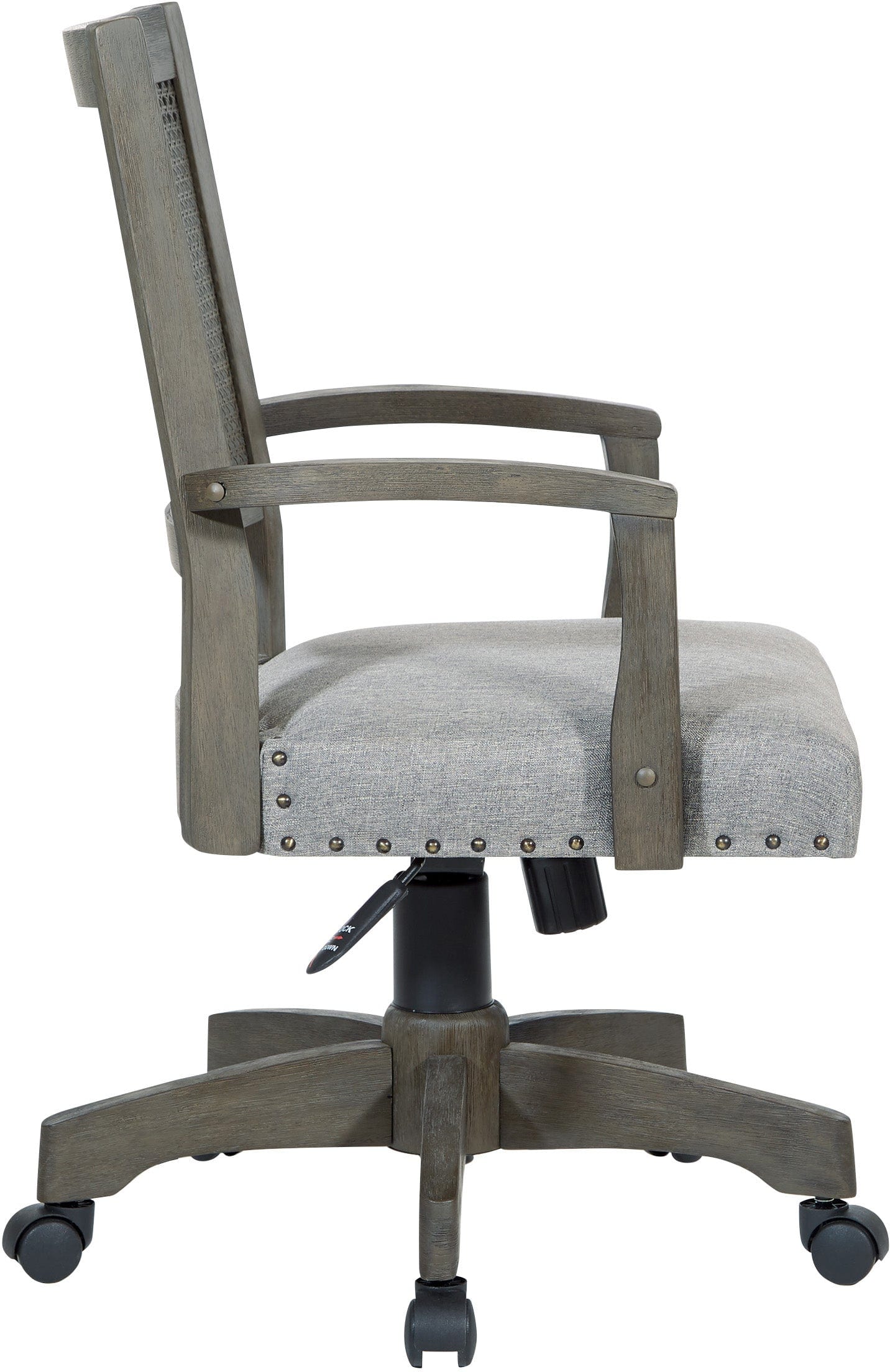 Office Star Deluxe Cane Back Bankers Chair [109AGC] - Ergonomic Executive Office Chair for Home & Business Use