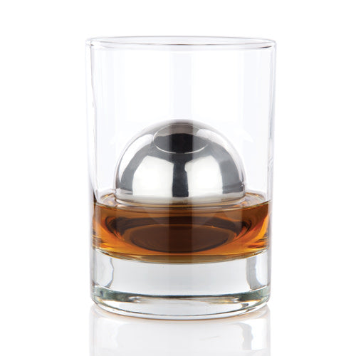 Premium Stainless Steel Ice Rocks - Large Whiskey Stones for Chilling Scotch, Bourbon & Cocktails Without Dilution | Reusable Drink Coolers for Home Bar, Parties & Gifts