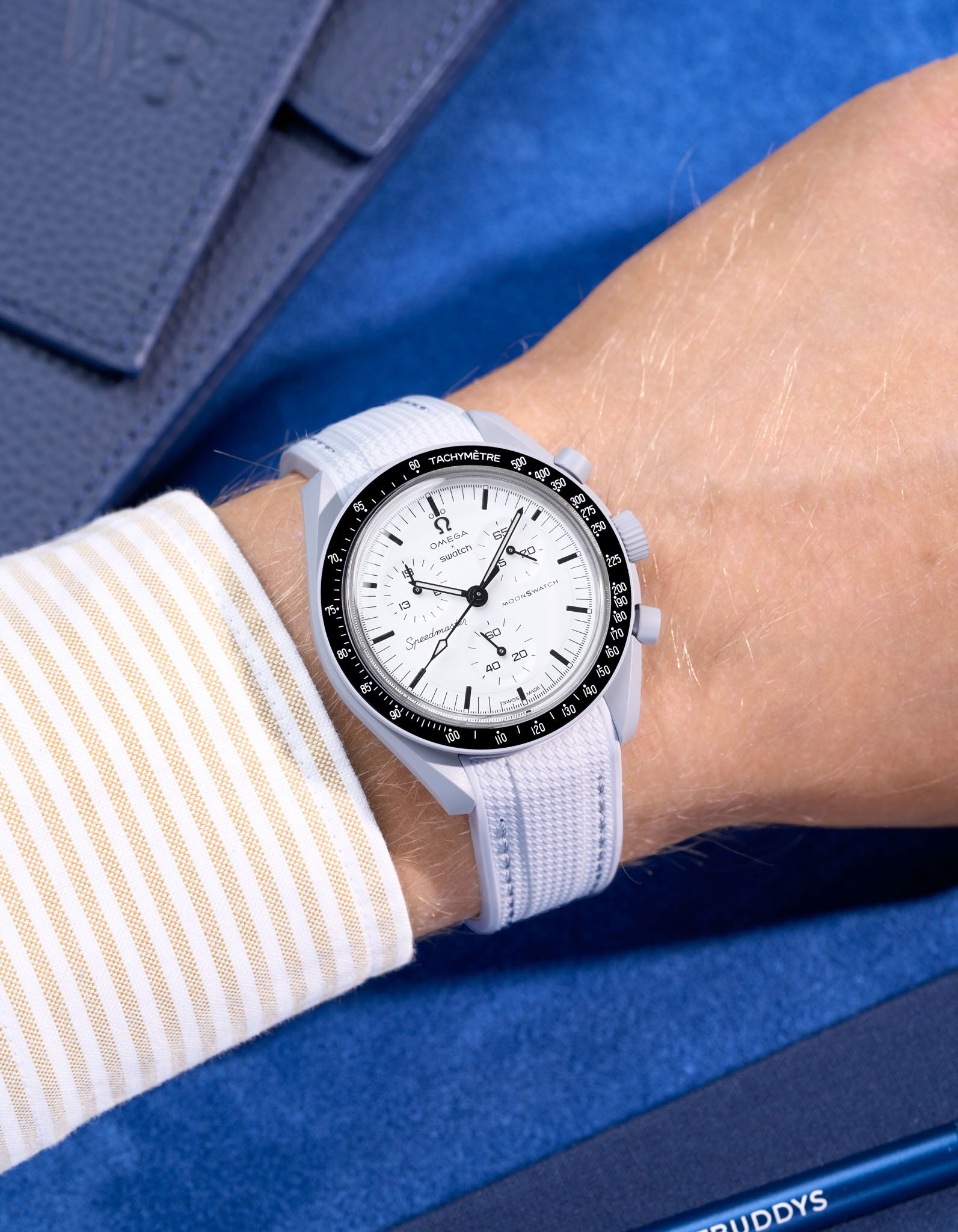 Premium Rubber Watch Band for Omega x Swatch MoonSwatch 1965 - Durable Replacement Strap for MoonSwatch Collection | Perfect for Sports, Swimming & Everyday Wear